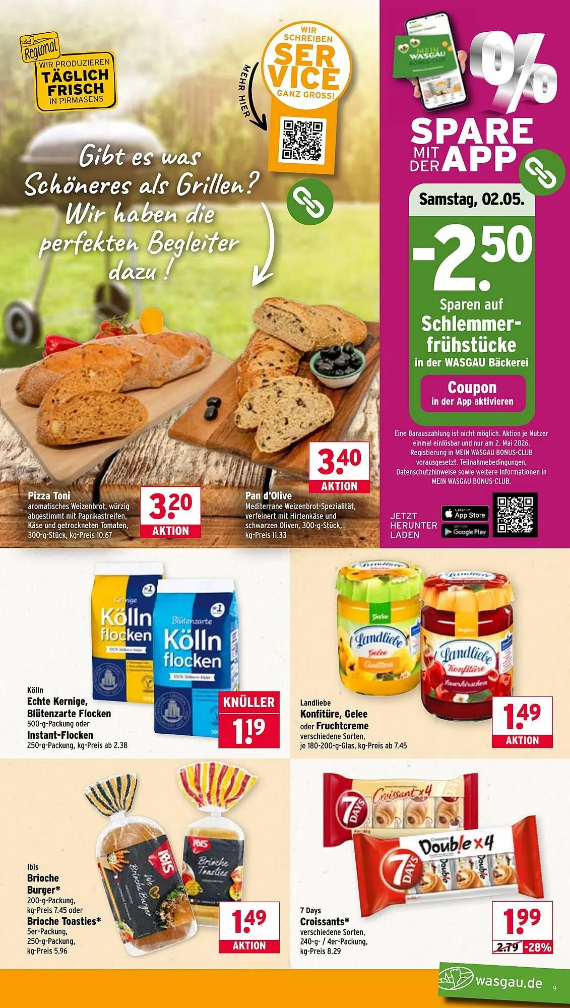 Wasgau Prospekt von 27. April bis 2. Mai 2026 - Prospekt seite 9