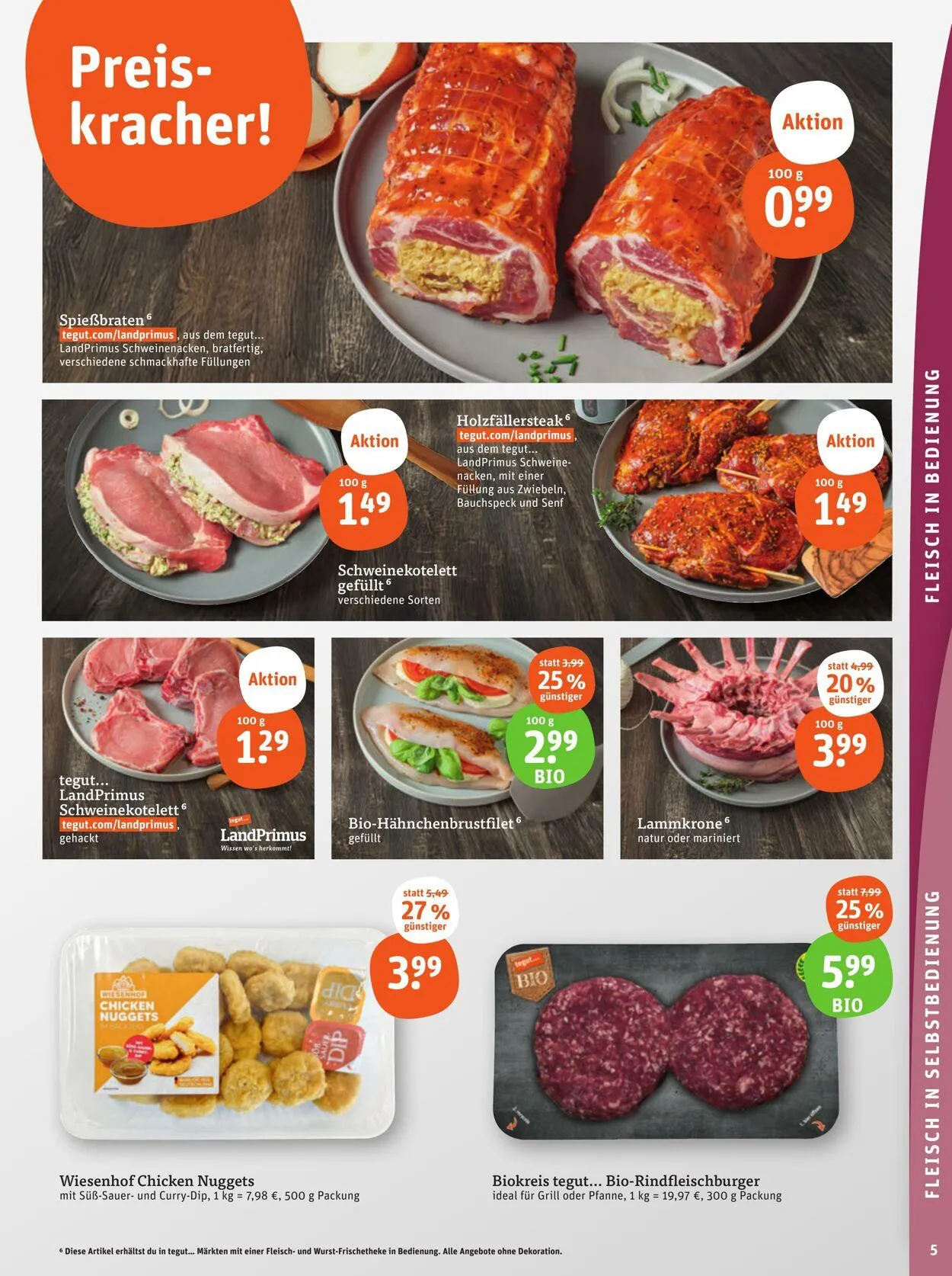 Tegut Aktueller Prospekt von 5. Mai bis 11. Mai 2025 - Prospekt seite 7