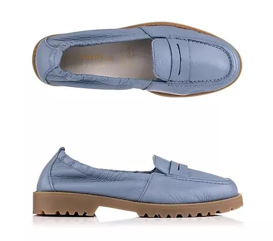 VITAFORM Damen- Slipper Hirschleder Trense Sohle Tara