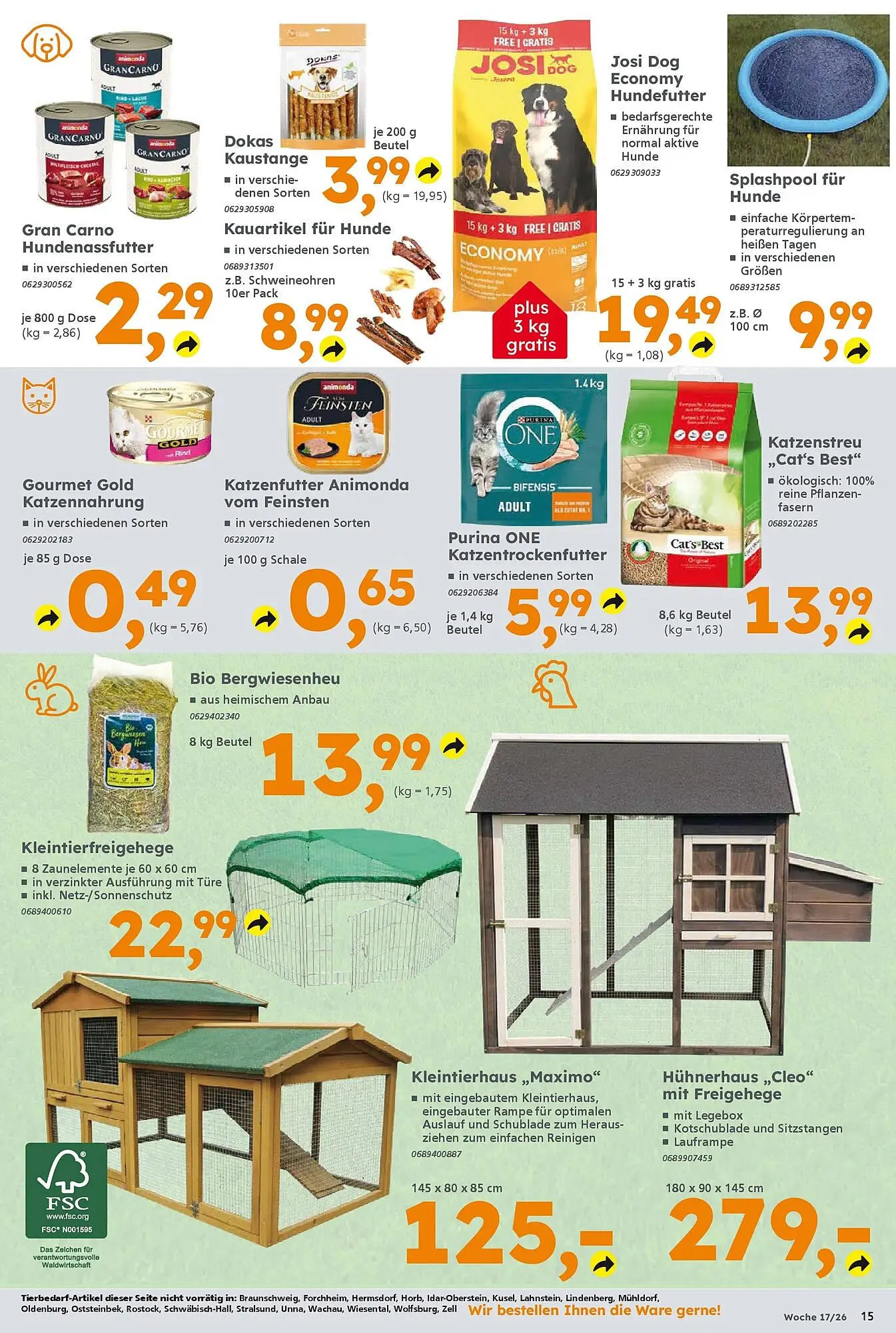 Globus Baumarkt Prospekt von 19. April bis 25. April 2026 - Prospekt seite 15