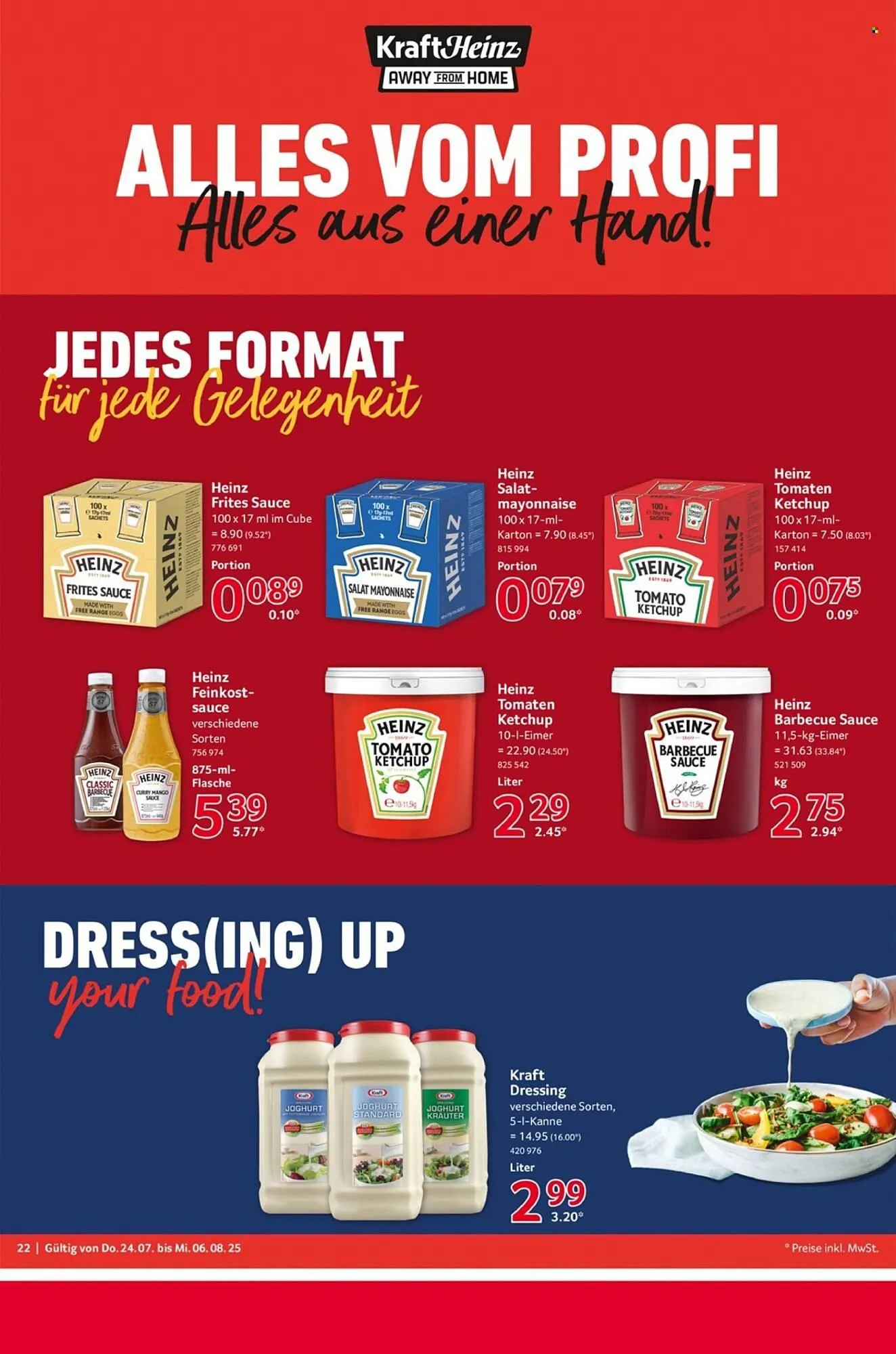 Selgros Prospekt von 24. Juli bis 6. August 2025 - Prospekt seite 22