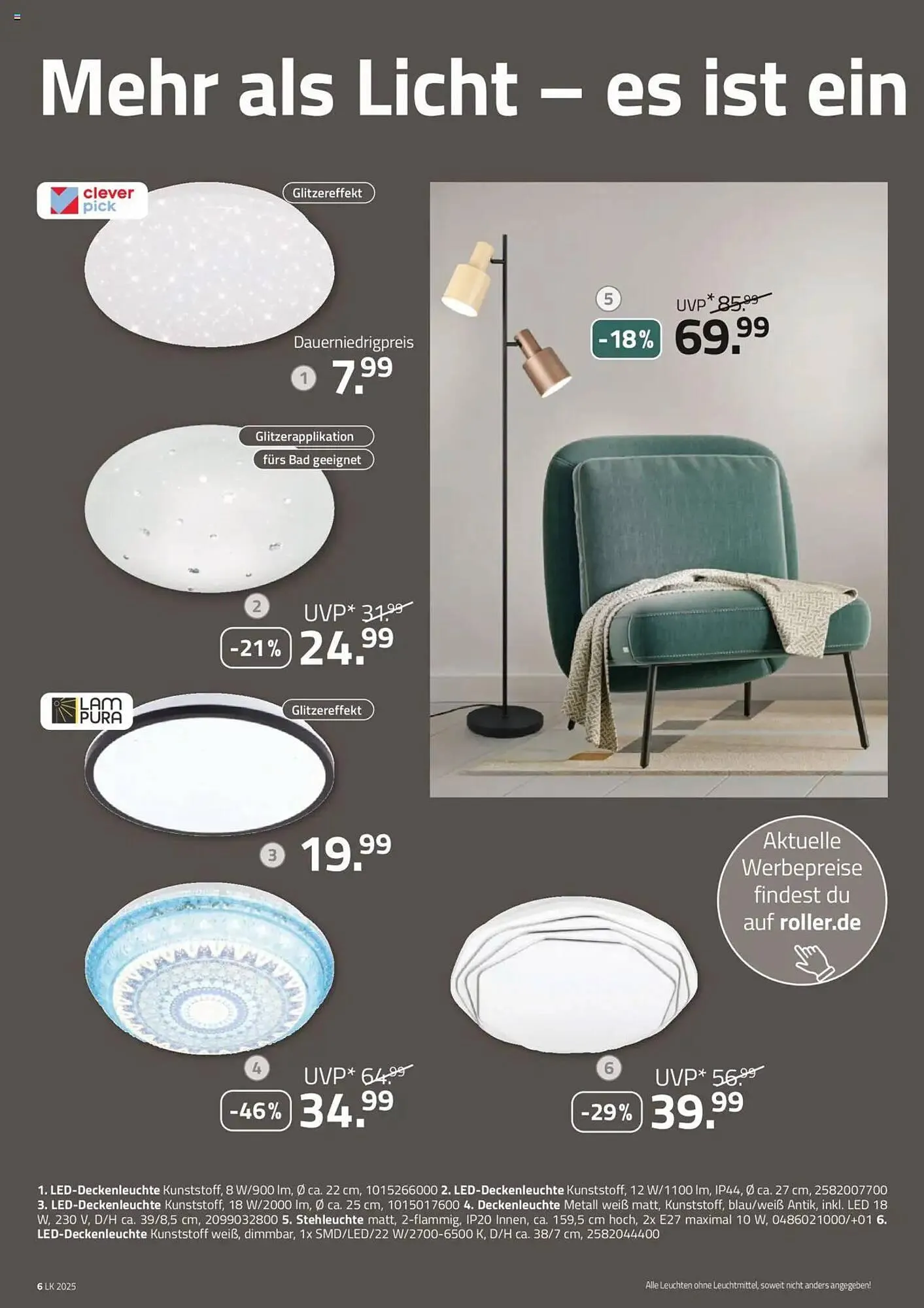 ROLLER Prospekt von 28. September bis 31. Januar 2026 - Prospekt seite 6