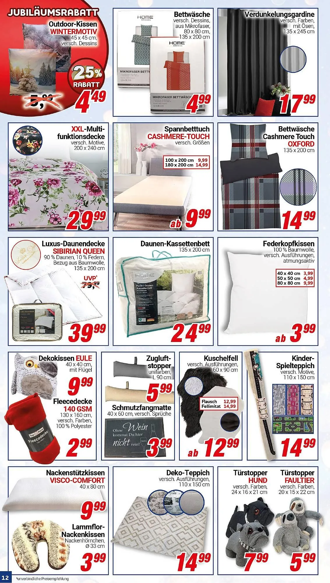 CENTERSHOP Prospekt von 8. Dezember bis 14. Dezember 2025 - Prospekt seite 12
