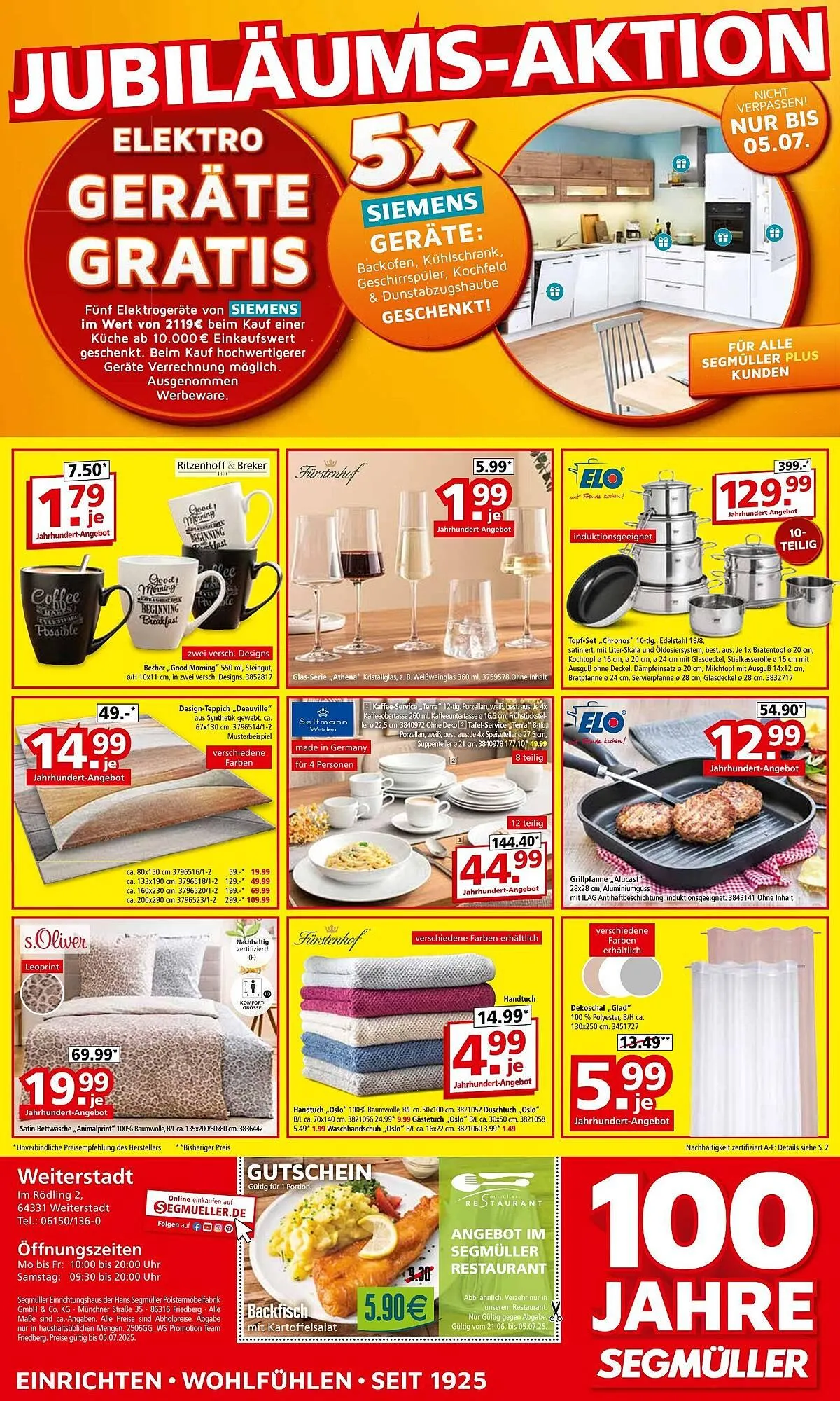Segmüller Prospekt von 21. Juni bis 5. Juli 2025 - Prospekt seite 8