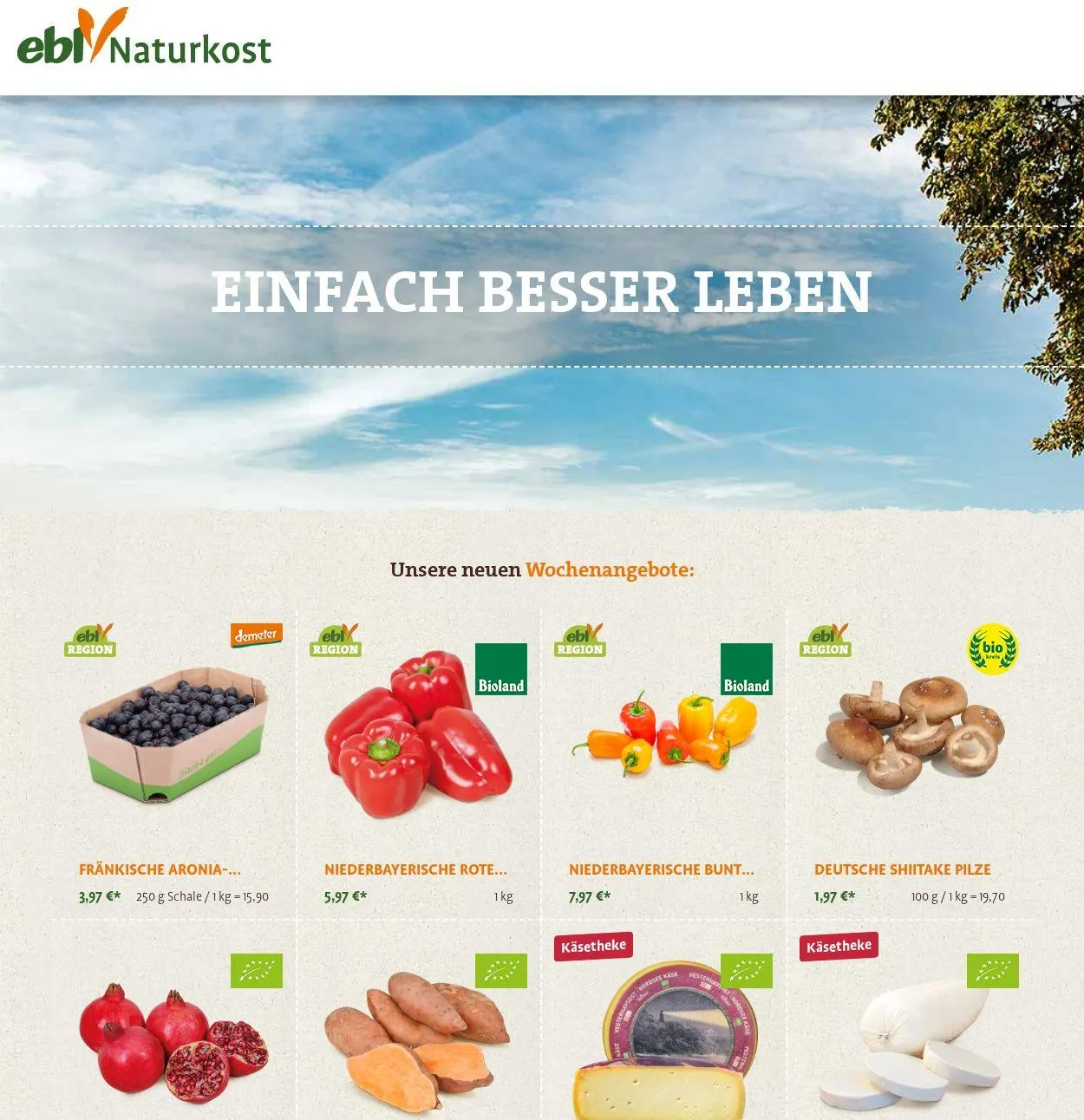ebl Naturkos von 8. September bis 17. September 2025 - Prospekt seite 1