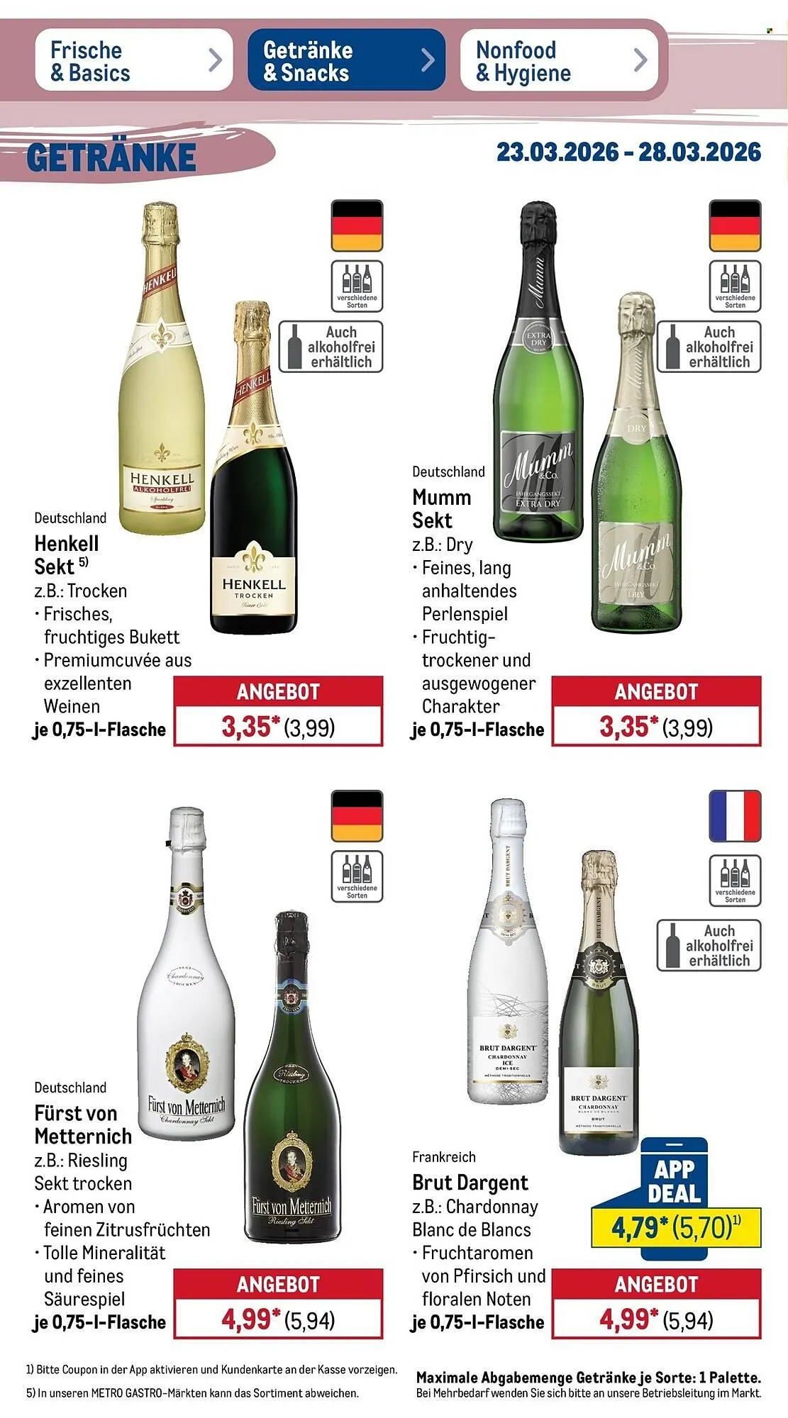 METRO Prospekt von 23. März bis 28. März 2026 - Prospekt seite 39