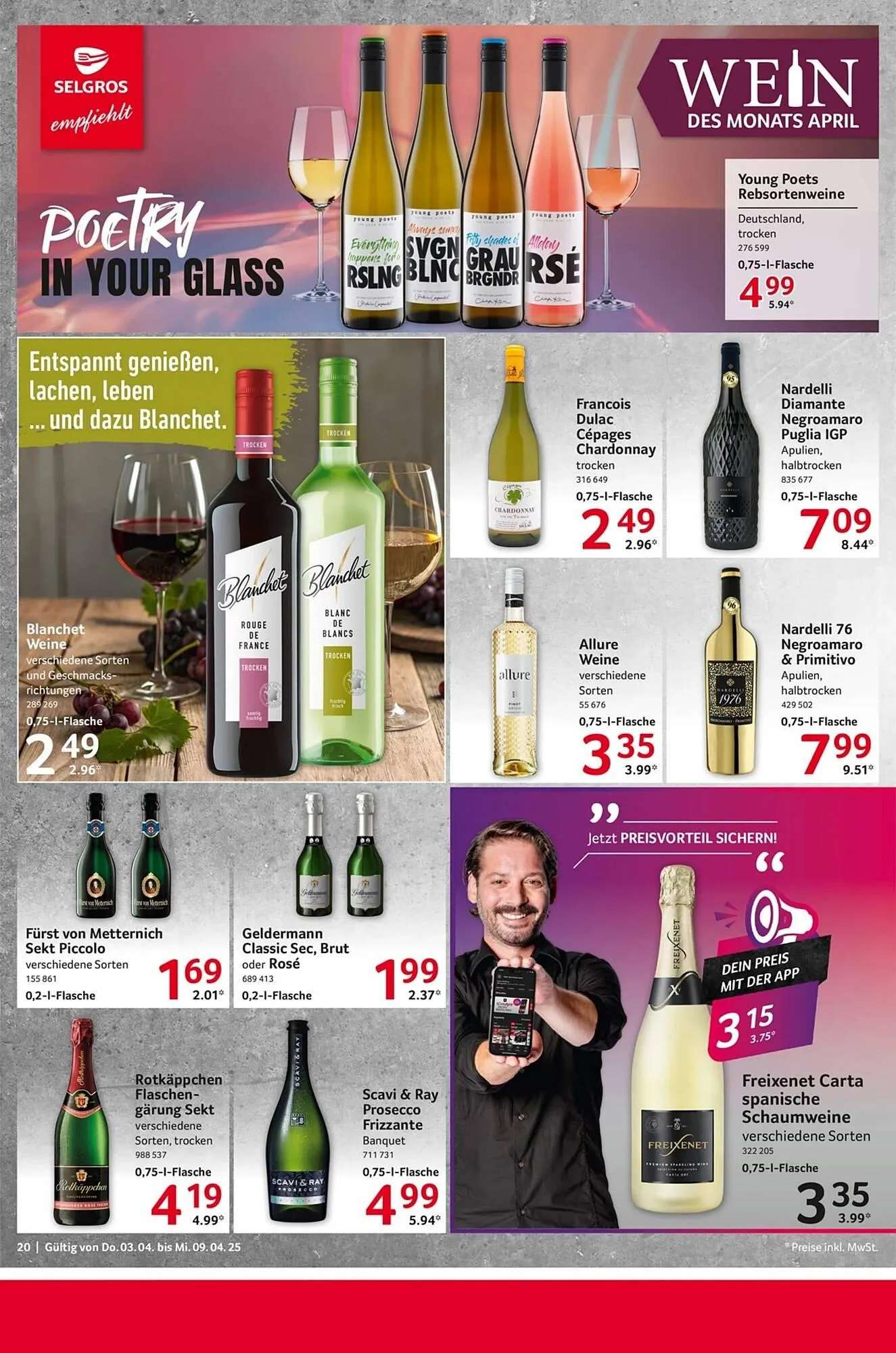 Selgros Prospekt von 3. April bis 10. April 2025 - Prospekt seite 20