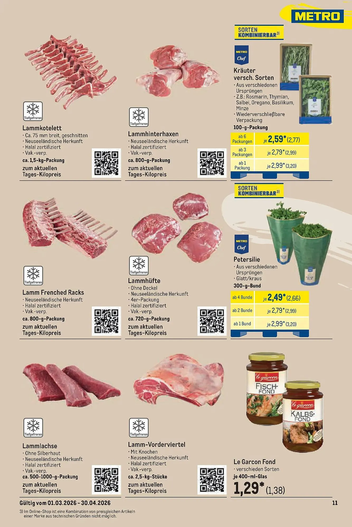 METRO Prospekt von 22. März bis 28. März 2026 - Prospekt seite 11