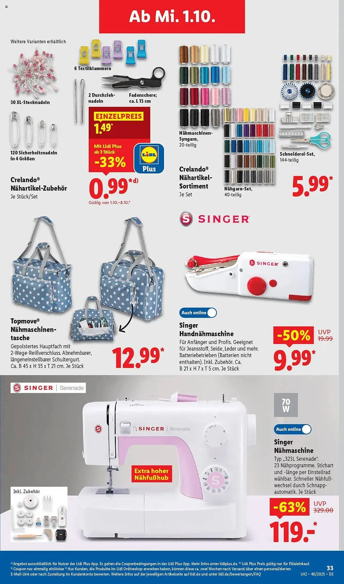 Lidl Prospekt von 29. September bis 4. Oktober 2025 - Prospekt seite 25