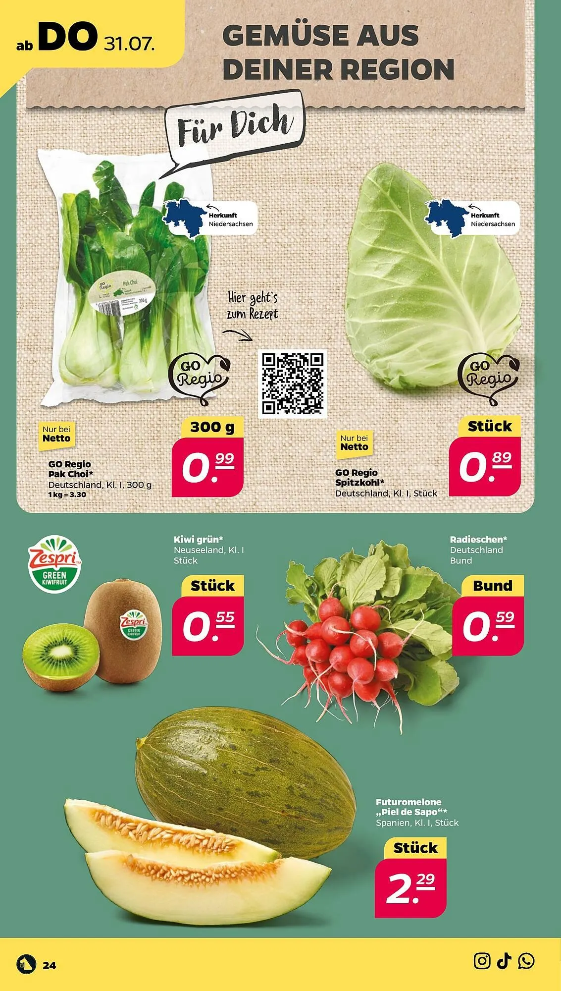 NETTO Prospekt von 28. Juli bis 2. August 2025 - Prospekt seite 26