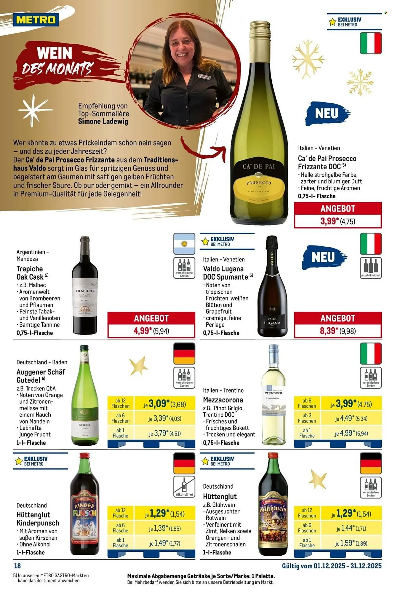 METRO Prospekt von 1. Dezember bis 31. Dezember 2025 - Prospekt seite 18