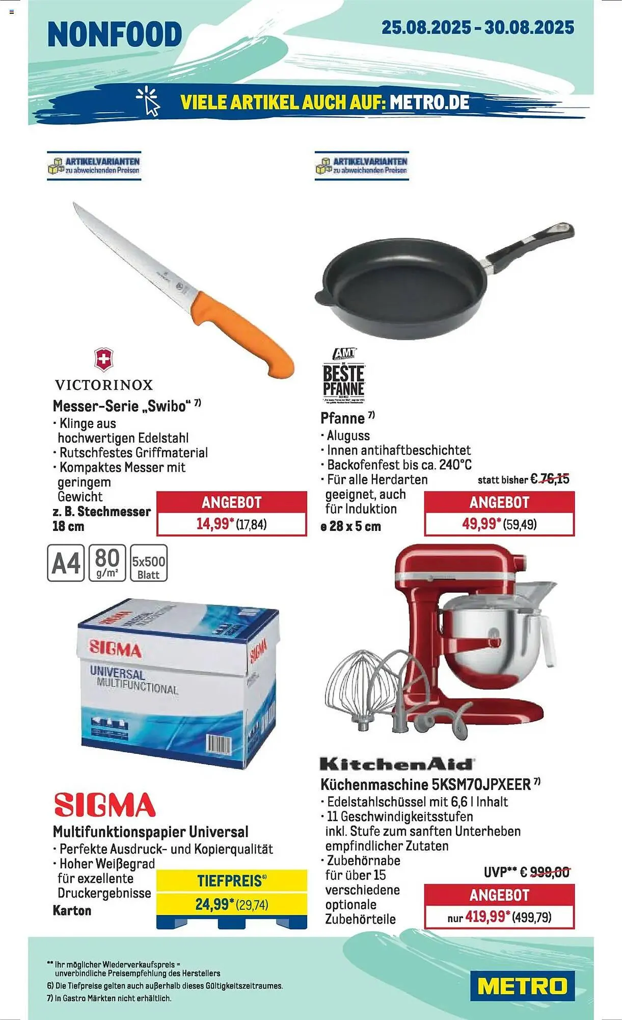 METRO Prospekt von 25. August bis 30. August 2025 - Prospekt seite 10