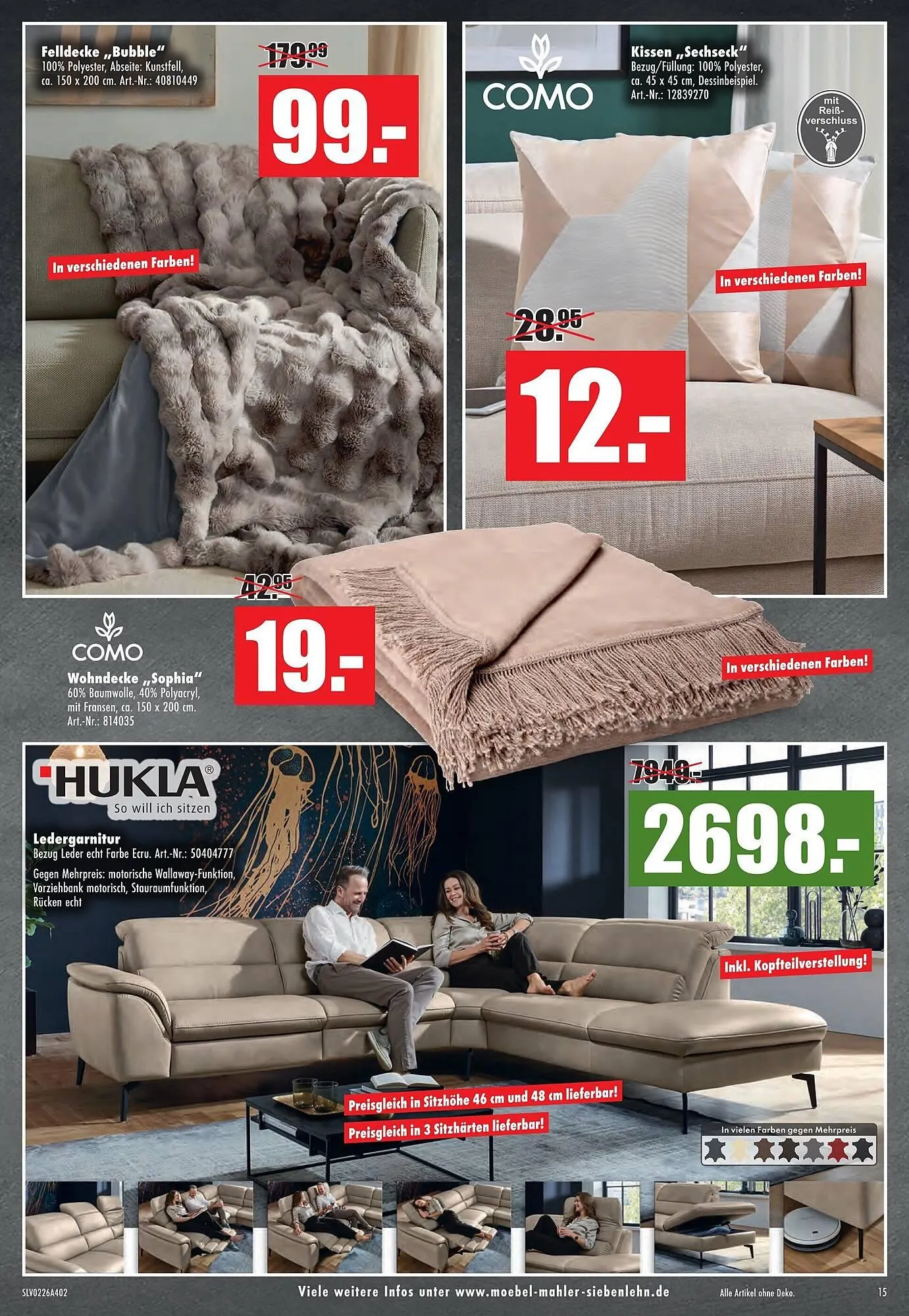 Möbel Mahler Katalog von 4. Februar bis 3. März 2026 - Prospekt seite 15