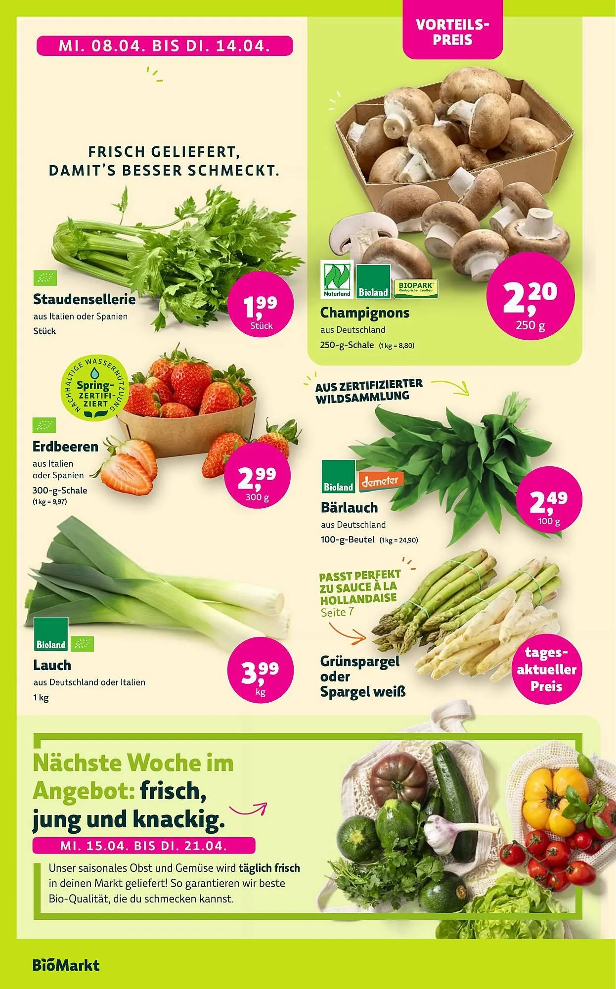 Aleco Biomarkt Prospekt von 8. April bis 21. April 2026 - Prospekt seite 2