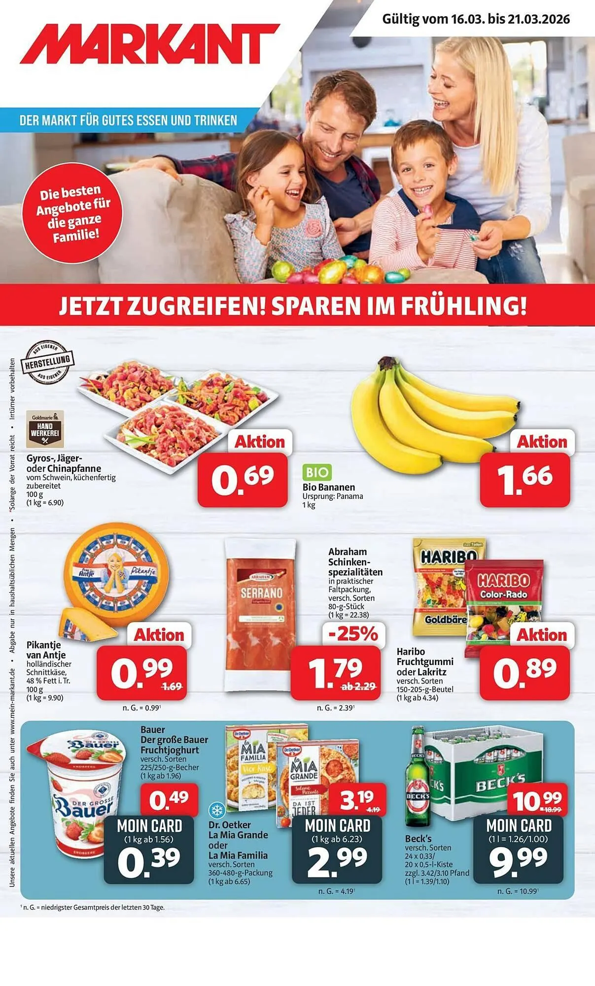 Markant Prospekt von 15. März bis 21. März 2026 - Prospekt seite 1