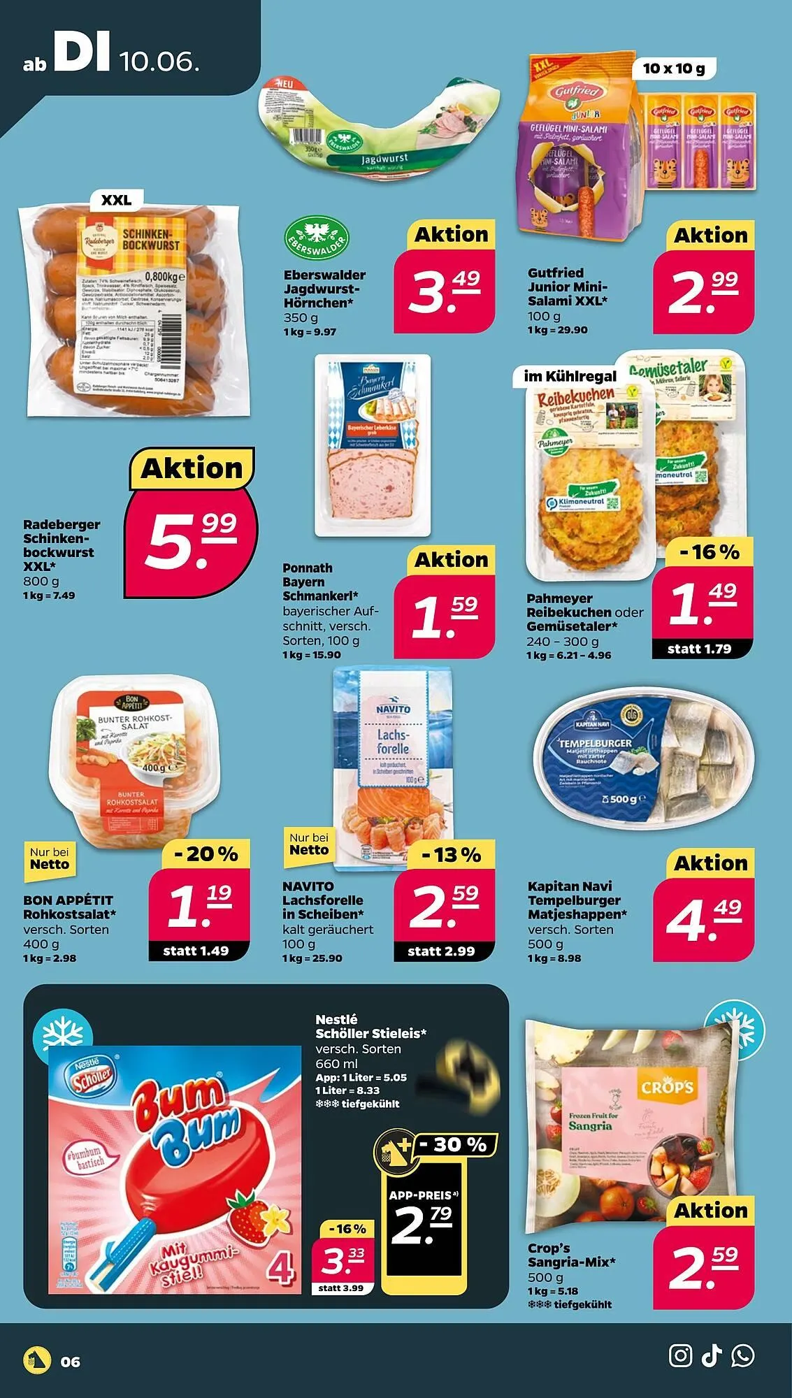 NETTO Prospekt von 10. Juni bis 14. Juni 2025 - Prospekt seite 6