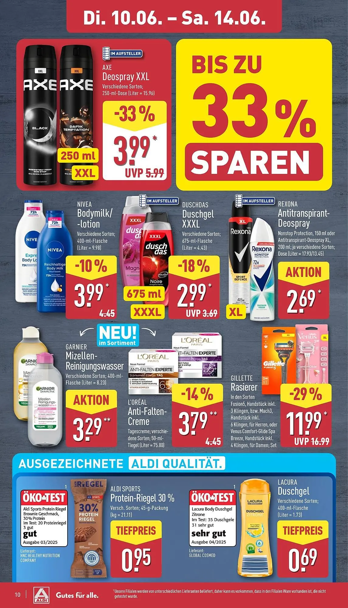Aldi Nord Prospekt von 10. Juni bis 14. Juni 2025 - Prospekt seite 10