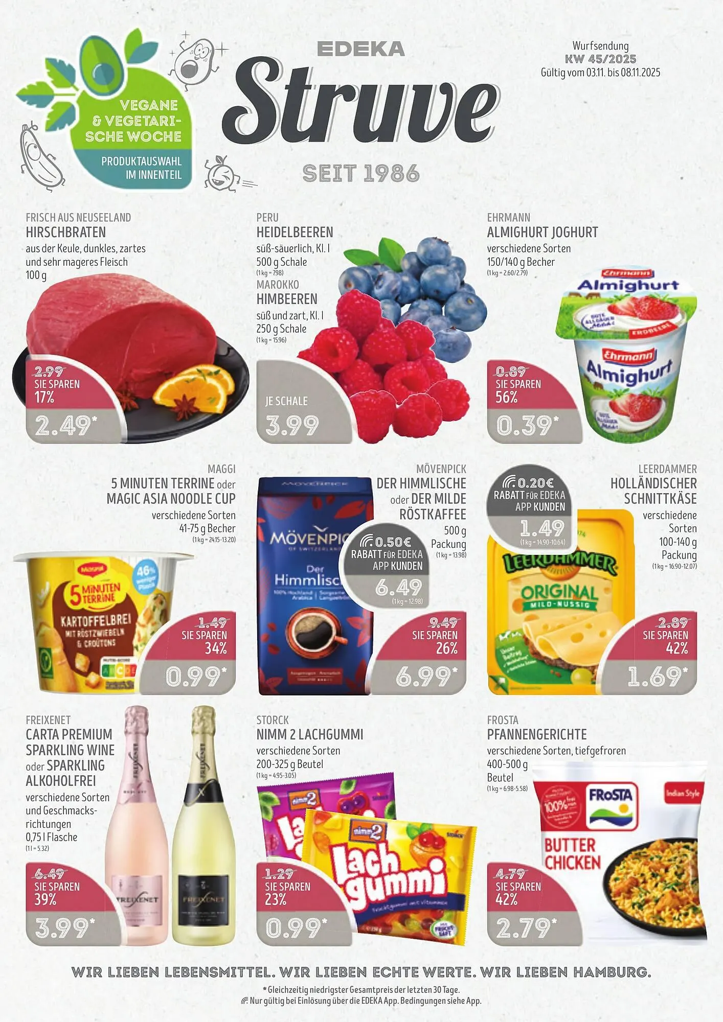 Edeka Struve Prospekt von 3. November bis 8. November 2025 - Prospekt seite 1