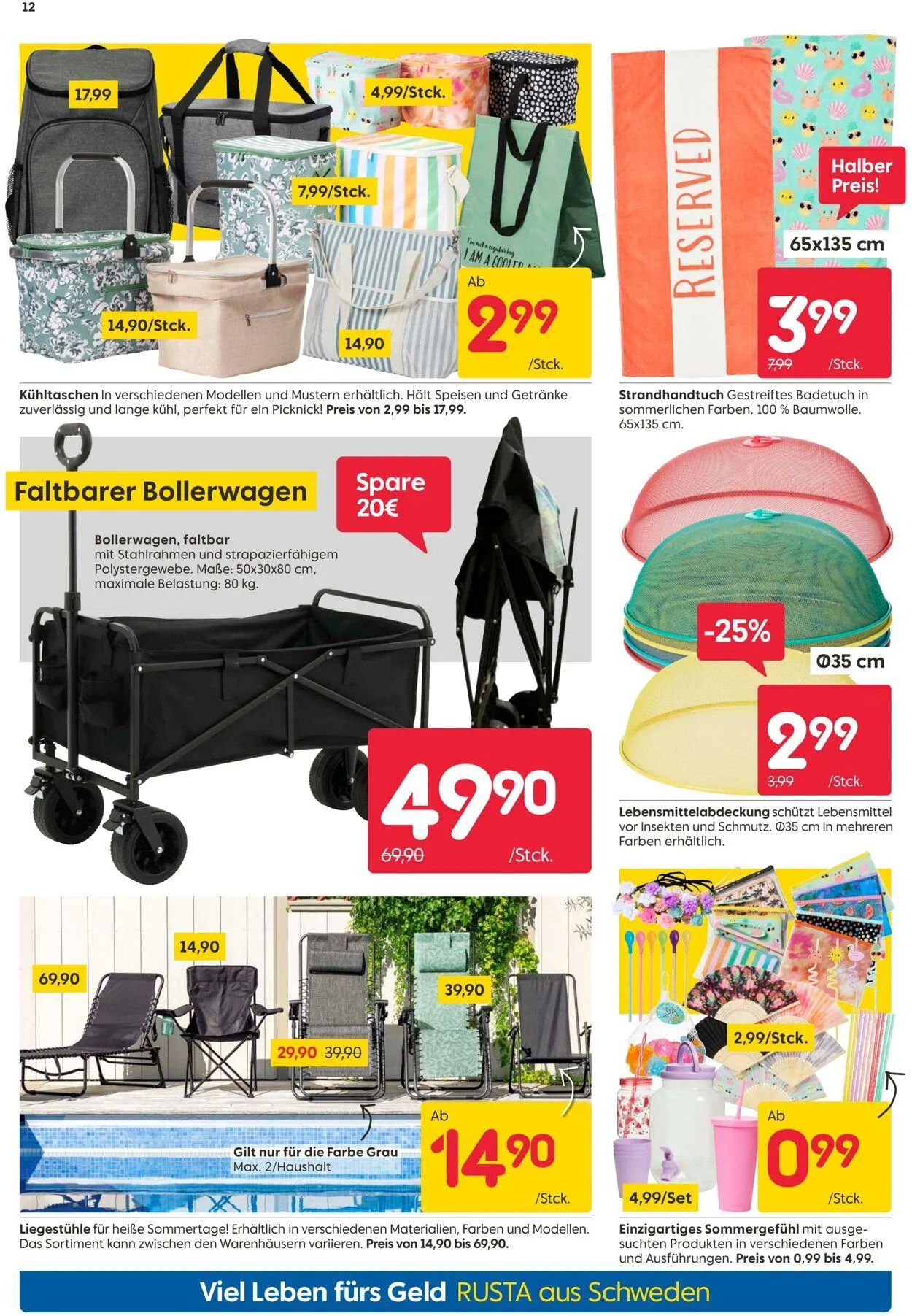 Rusta von 19. Mai bis 2. Juni 2025 - Prospekt seite 12