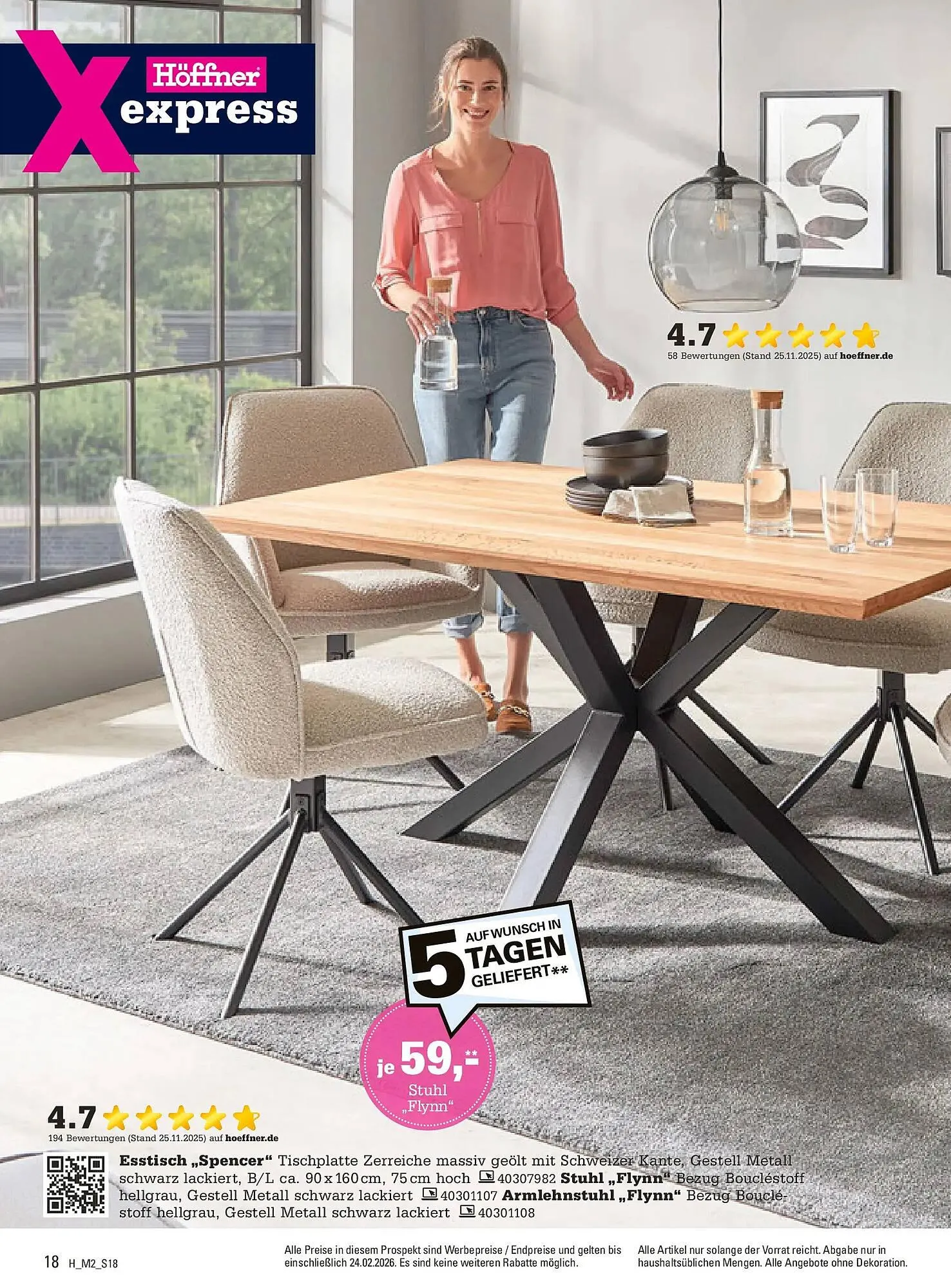 Höffner Prospekt von 10. Februar bis 24. Februar 2026 - Prospekt seite 18
