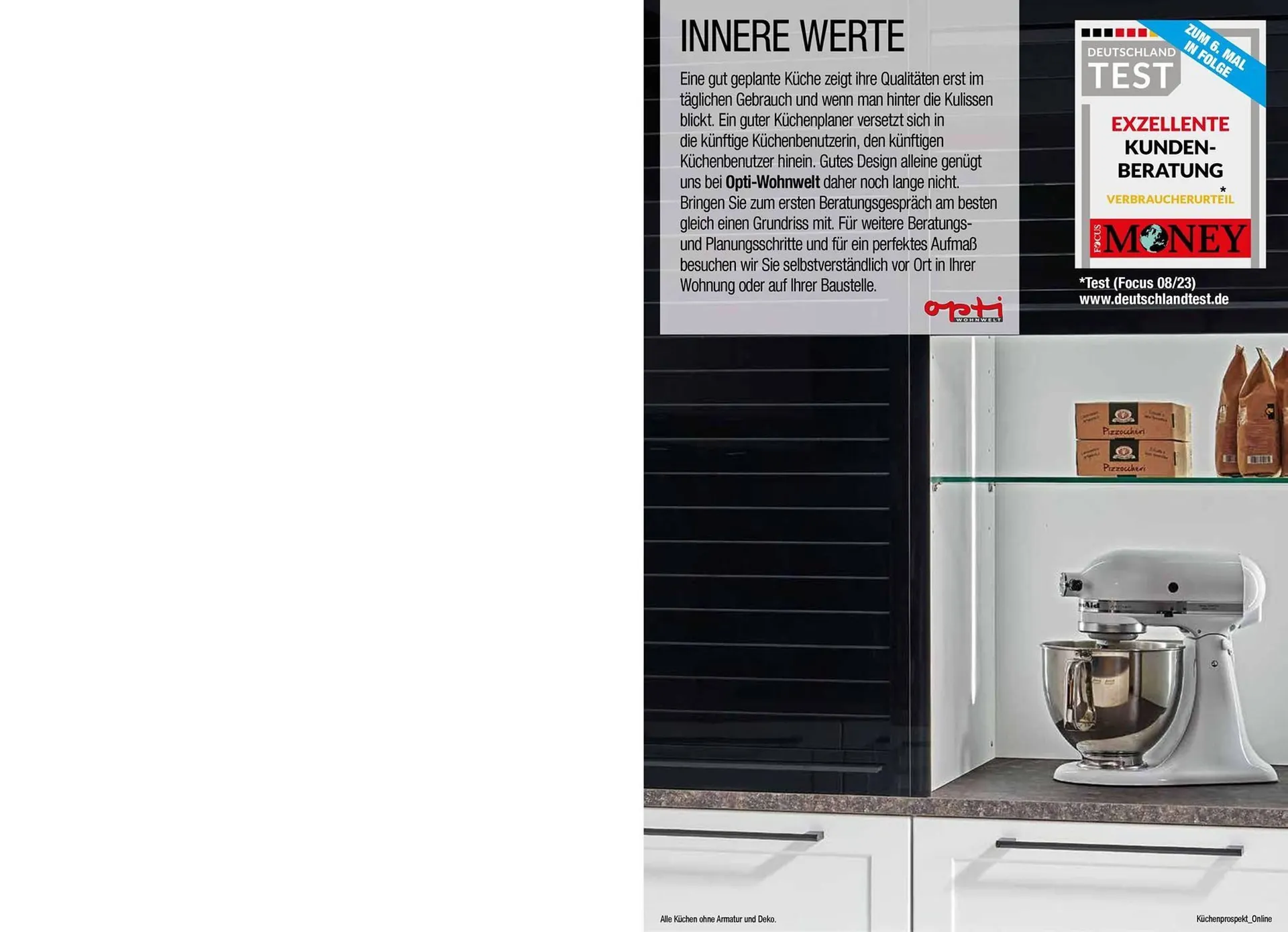 Opti Wohnwelt Prospekt von 16. September bis 30. November 2025 - Prospekt seite 35