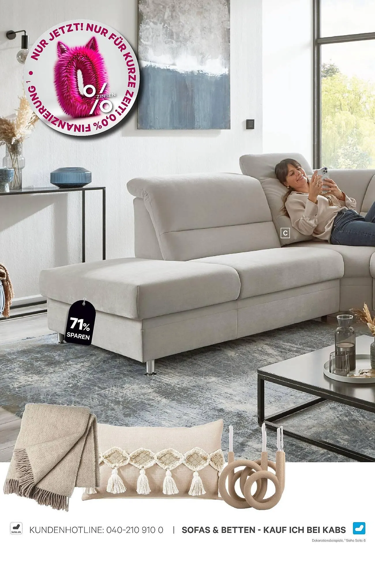 Kabs Polsterwelt Prospekt von 26. März bis 29. April 2026 - Prospekt seite 38