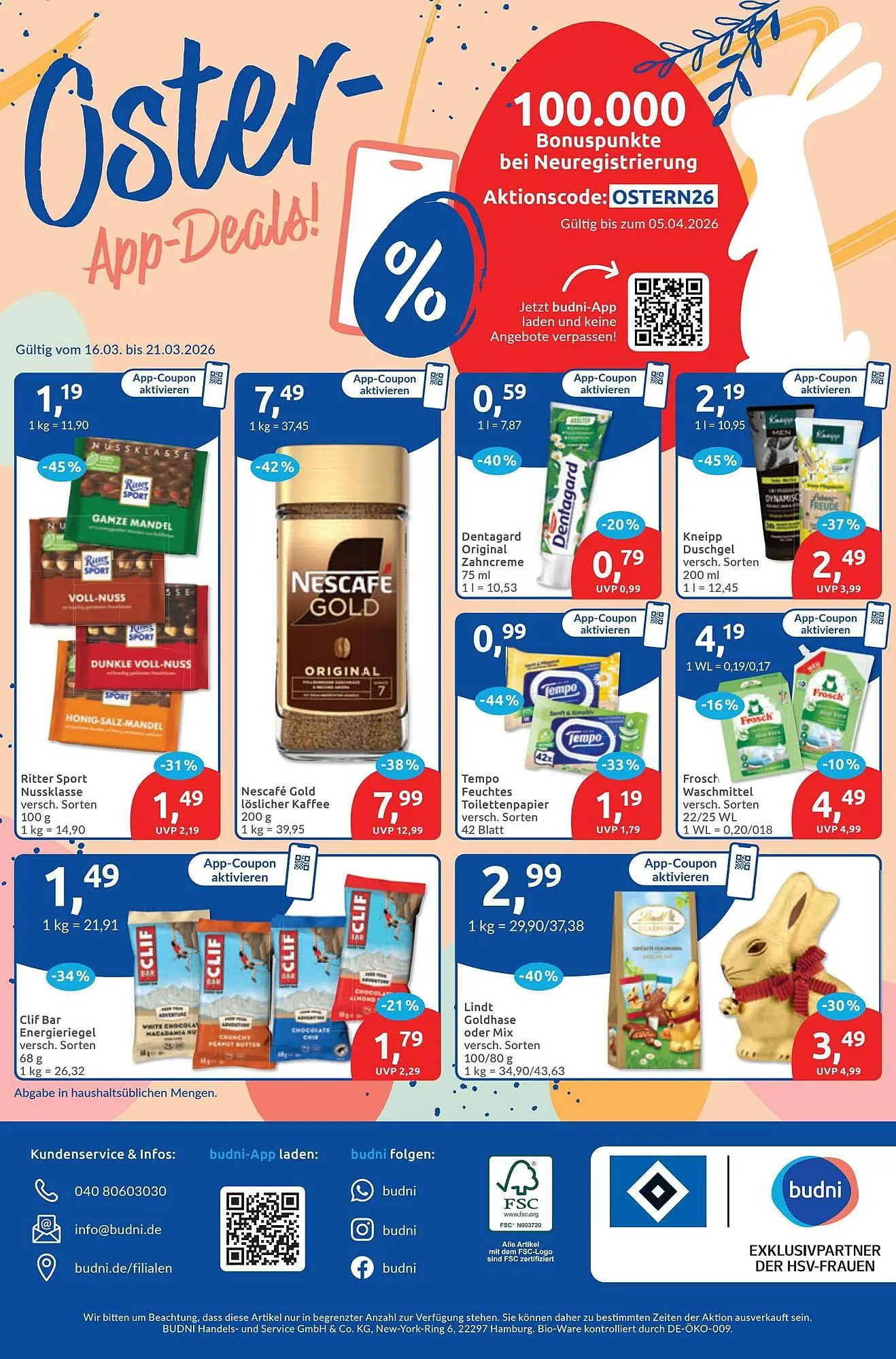 Budni Prospekt von 16. März bis 21. März 2026 - Prospekt seite 8