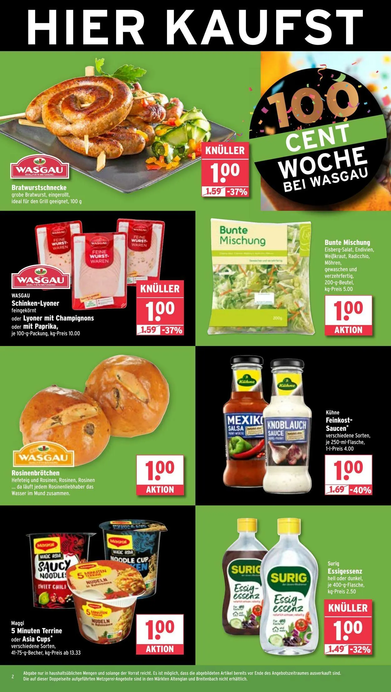 Wasgau von 9. Juni bis 14. Juni 2025 - Prospekt seite 2