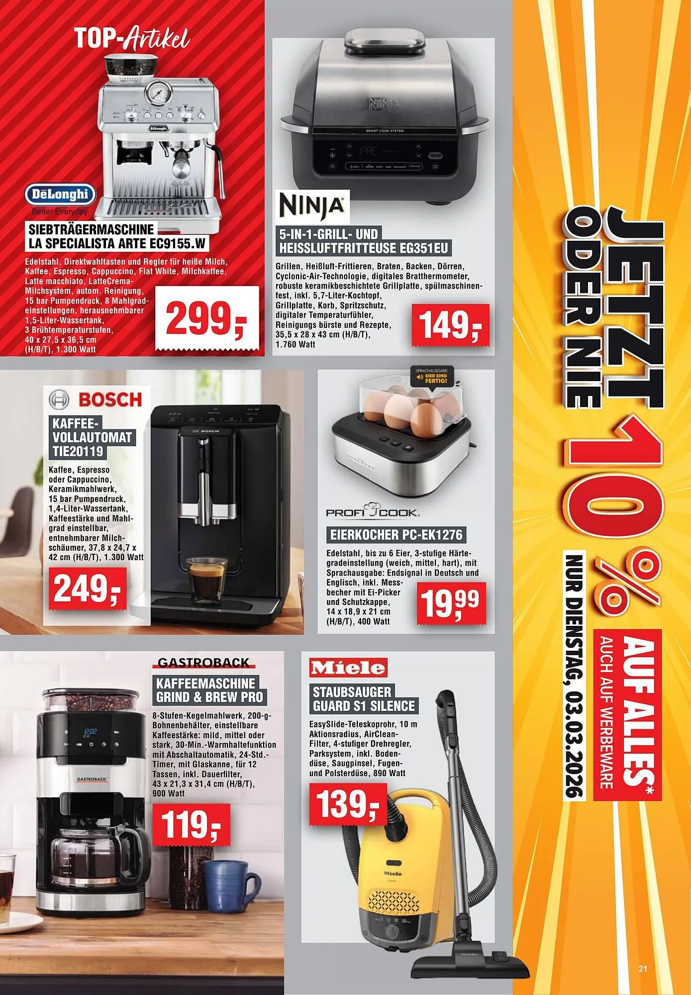 Handelshof Prospekt von 26. Februar bis 4. März 2026 - Prospekt seite 21