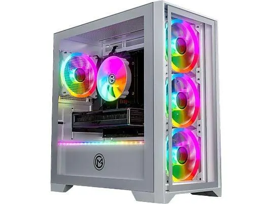 GAMEMACHINES Trinity Snow Edition, RGB Kühler, AMD Ryzen 7 5700X, Gaming PC mit AMD Ryzen™ 7 5700X Prozessor, 32 GB RAM, 1000 GB SSD GeForce RTX™ 5060, Windows 11 Pro