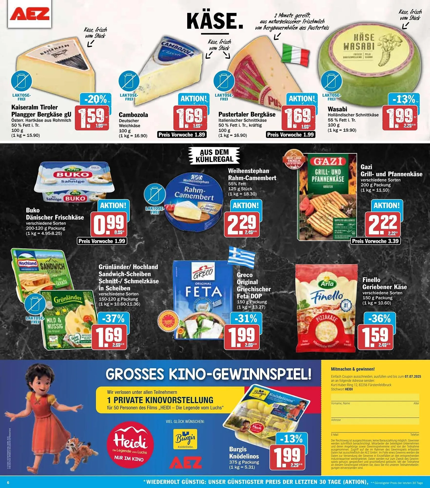 AEZ Prospekt von 30. Juni bis 5. Juli 2025 - Prospekt seite 6