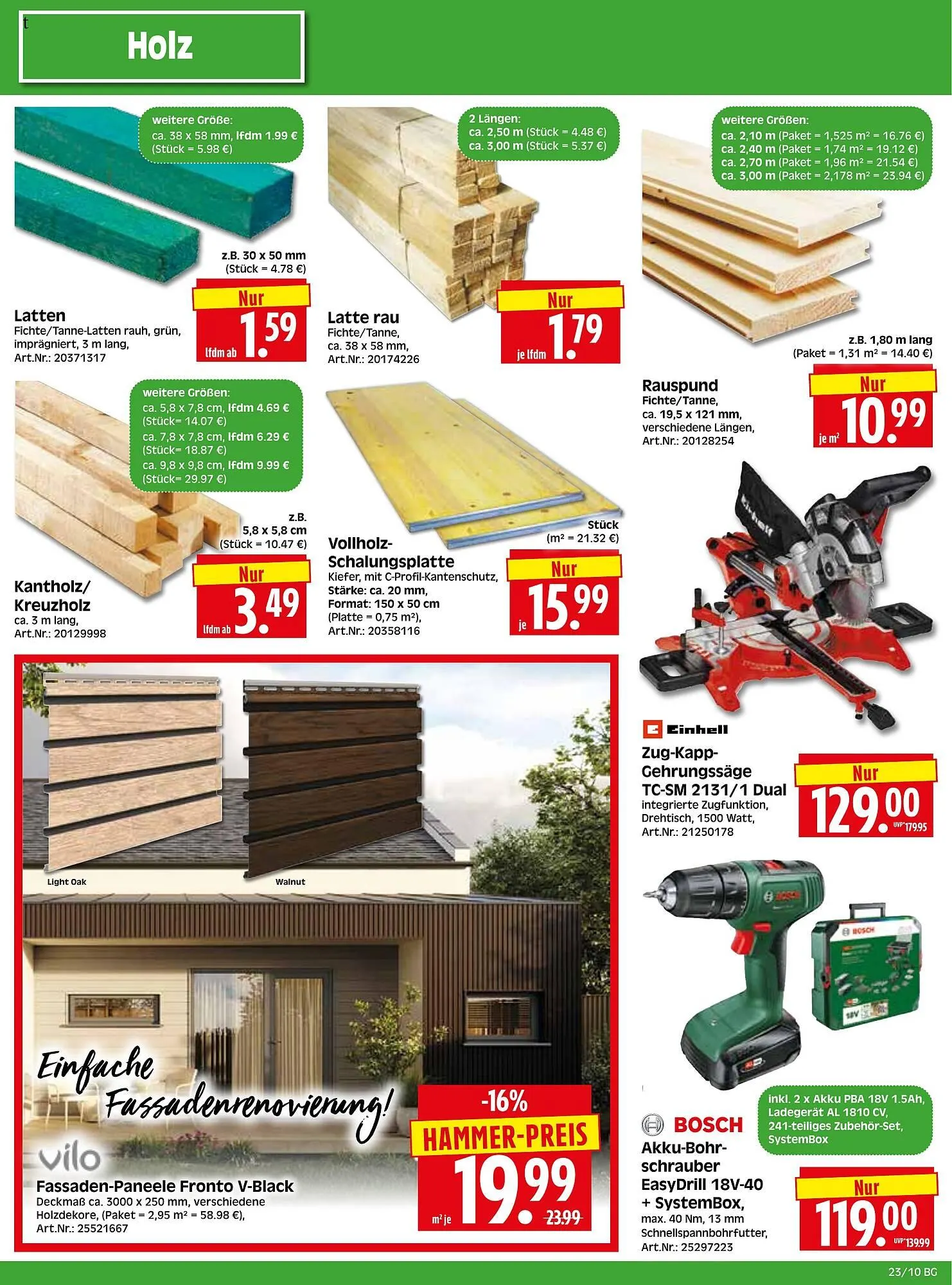 Herkules Baumarkt Prospekt von 2. Juni bis 7. Juni 2025 - Prospekt seite 10