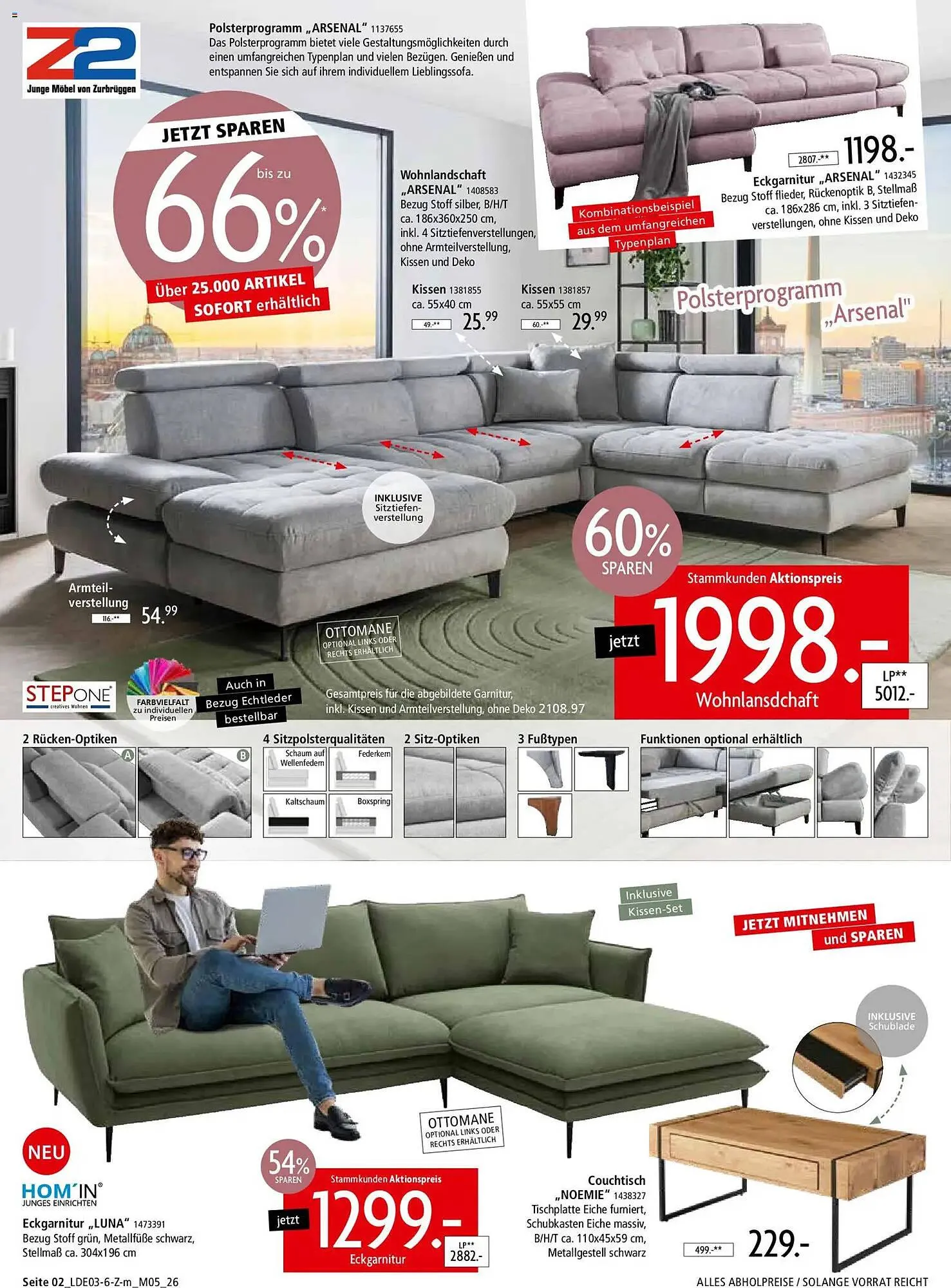 Zurbrüggen Prospekt von 28. März bis 2. Mai 2026 - Prospekt seite 2