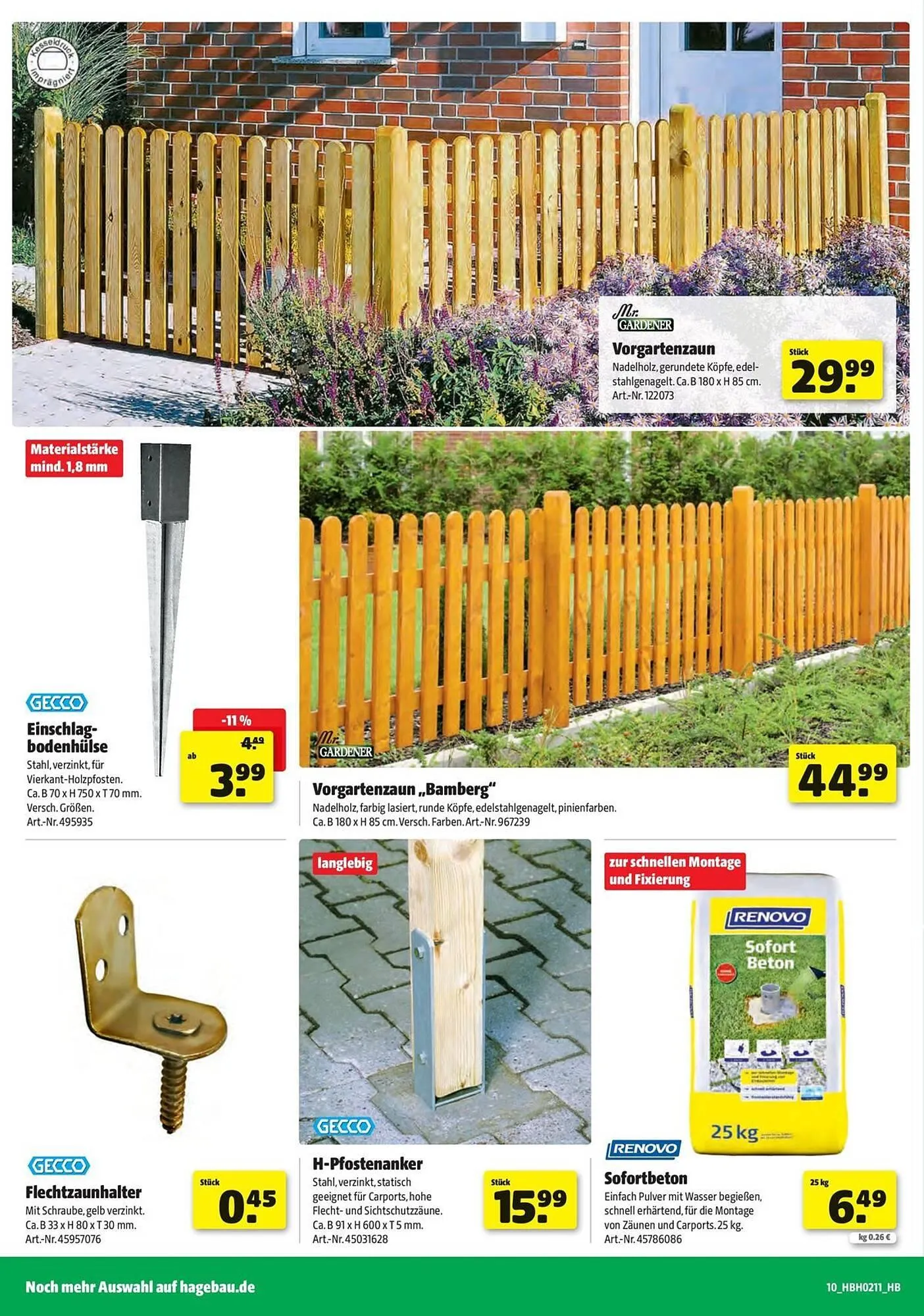 Hagebau Prospekt von 12. März bis 11. April 2026 - Prospekt seite 10