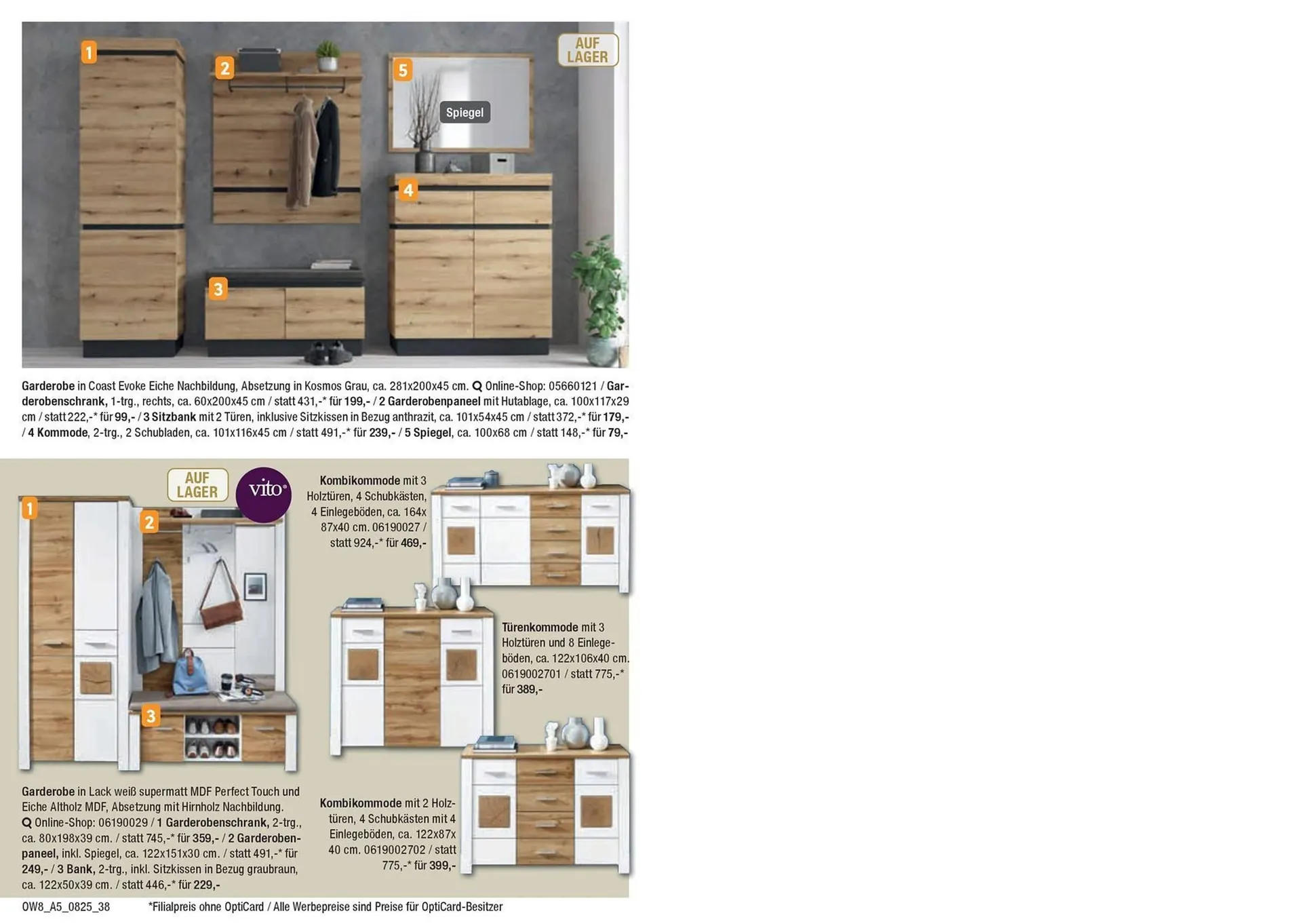 Opti Wohnwelt Prospekt von 25. Juli bis 23. August 2025 - Prospekt seite 38