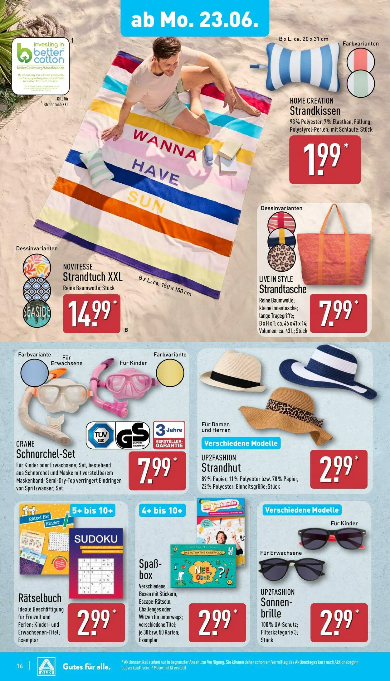 Aldi-Nord von 23. Juni bis 28. Juni 2025 - Prospekt seite 20