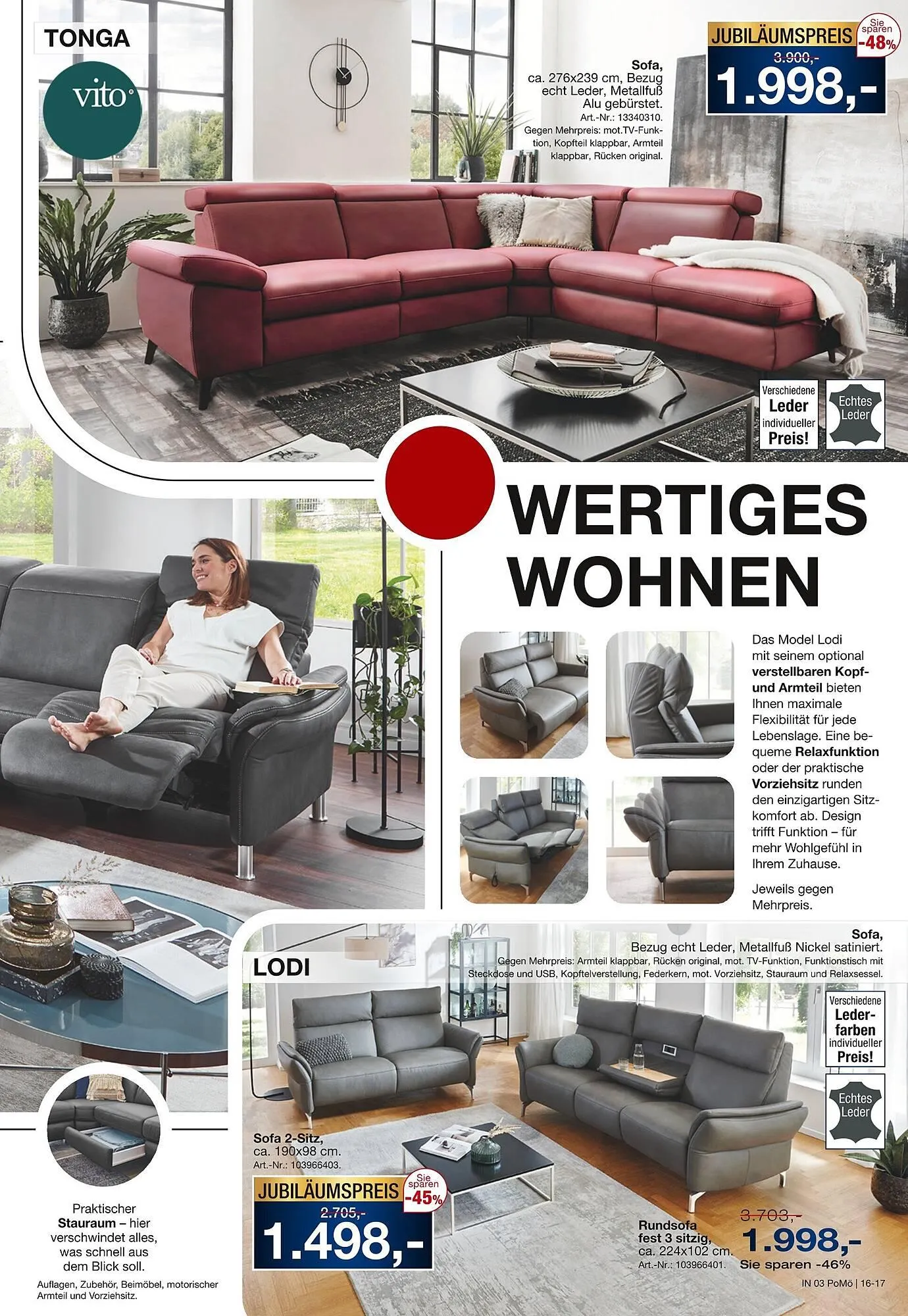 Möbel Inhofer Prospekt von 8. Januar bis 31. Januar 2026 - Prospekt seite 17