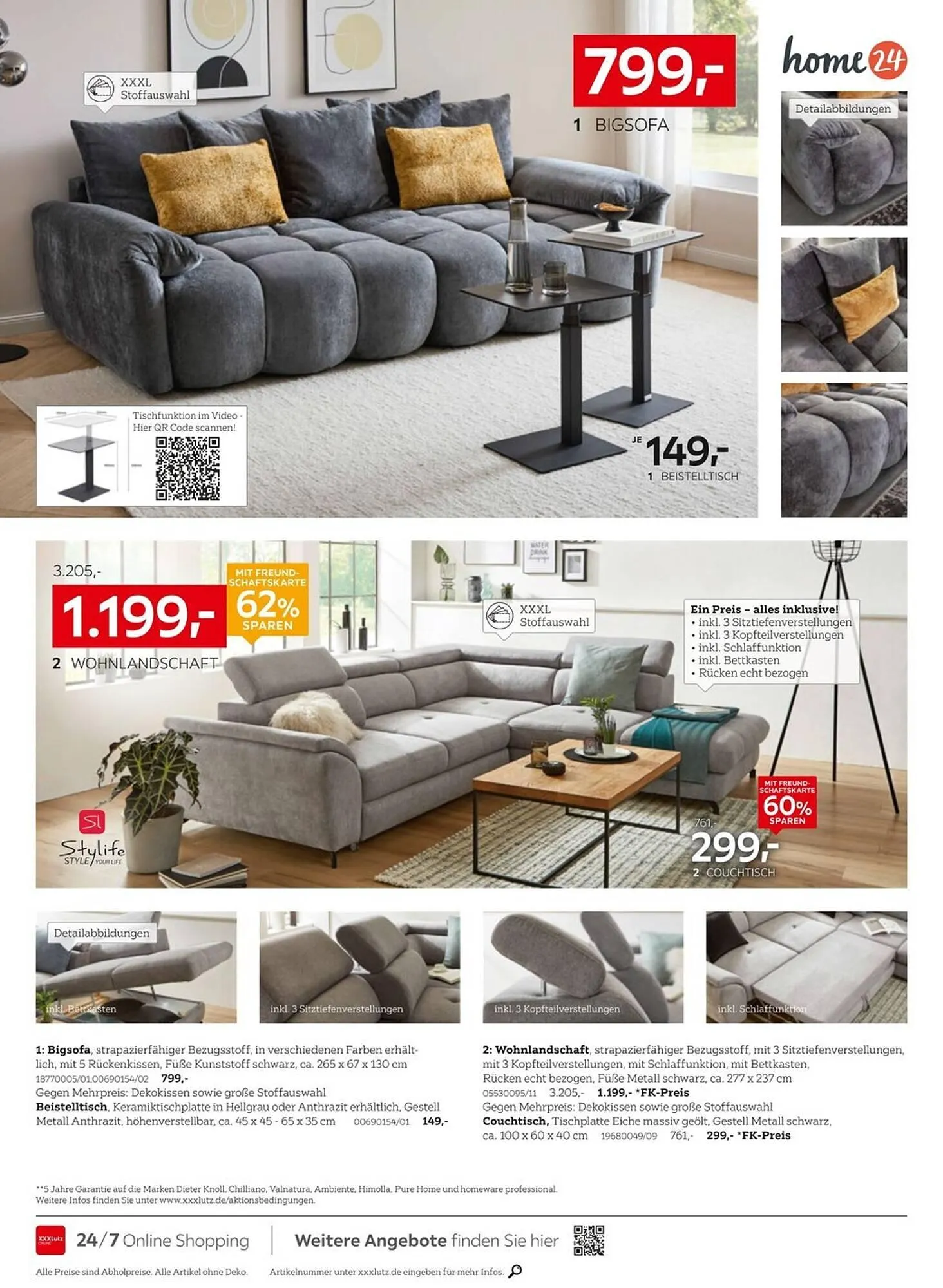 XXXLutz Prospekt von 14. Juli bis 20. Juli 2025 - Prospekt seite 6