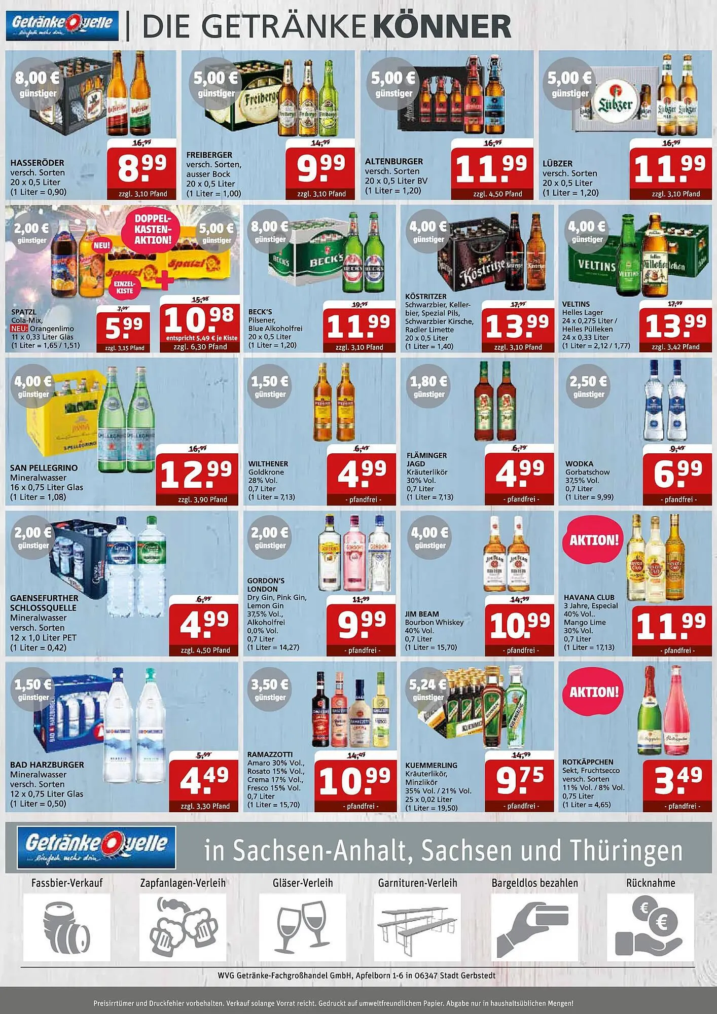 Getränke Quelle Prospekt von 14. Dezember bis 3. Januar 2026 - Prospekt seite 4
