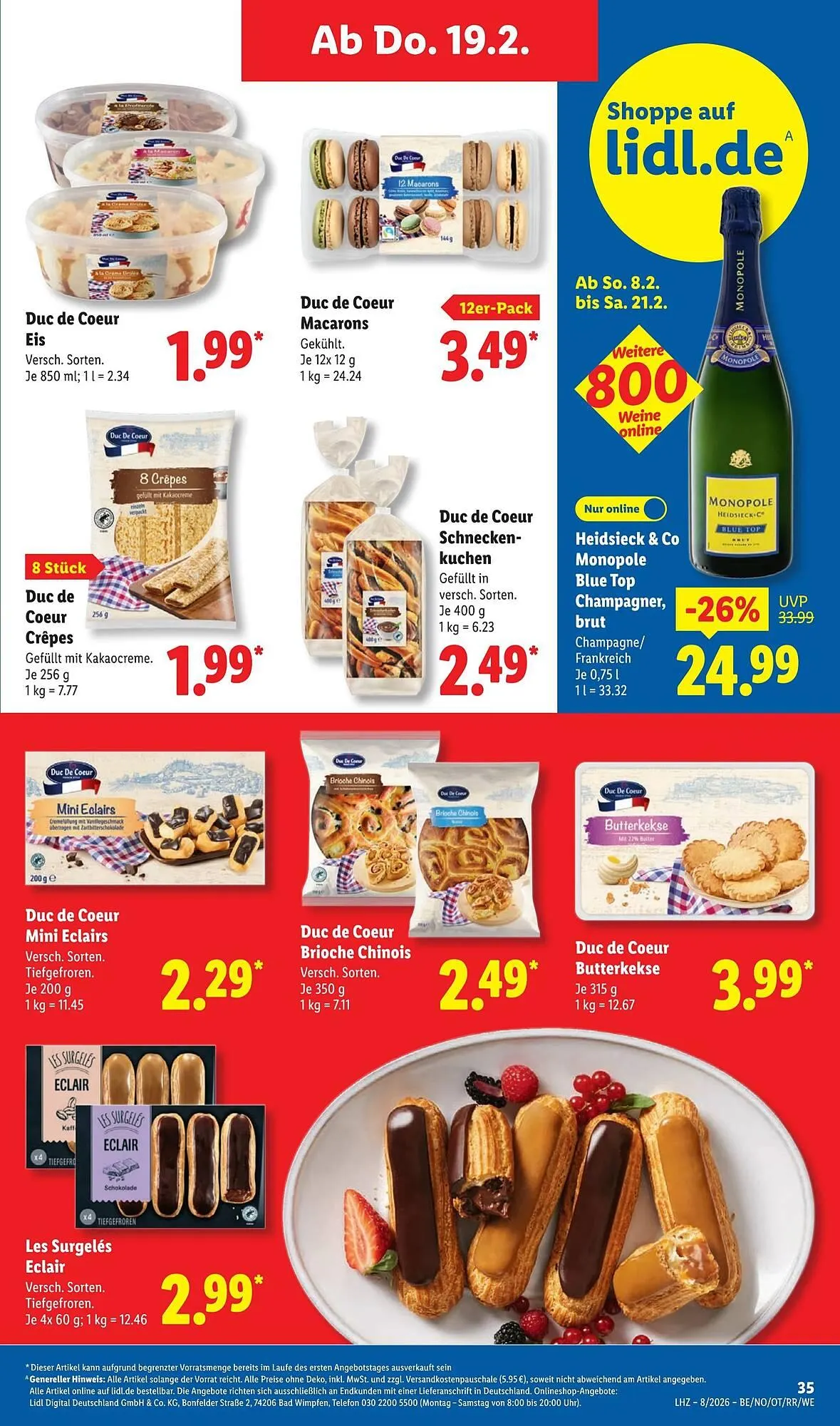 Lidl Prospekt von 16. Februar bis 22. Februar 2026 - Prospekt seite 55