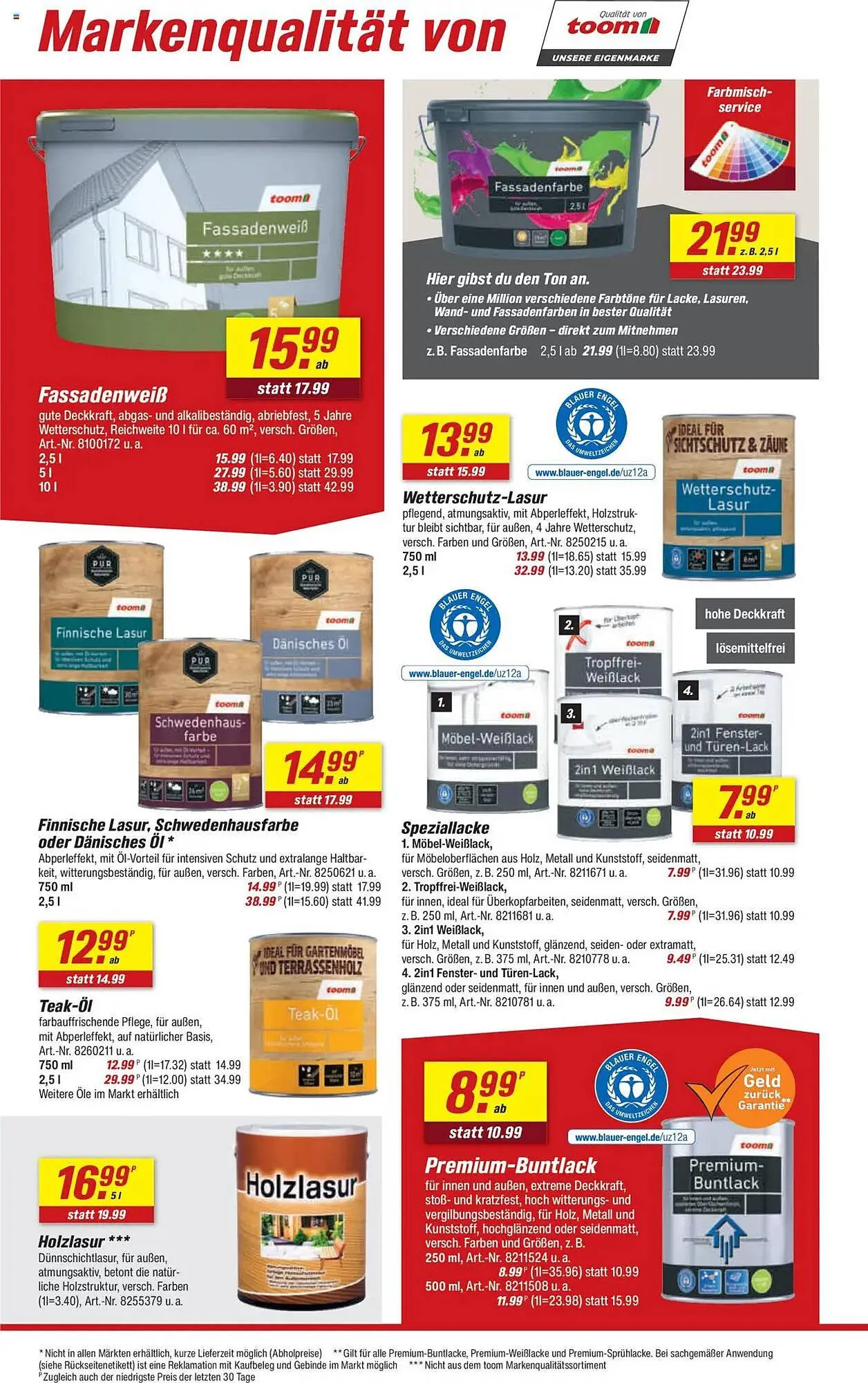 toom Baumarkt Prospekt von 11. August bis 24. August 2025 - Prospekt seite 12