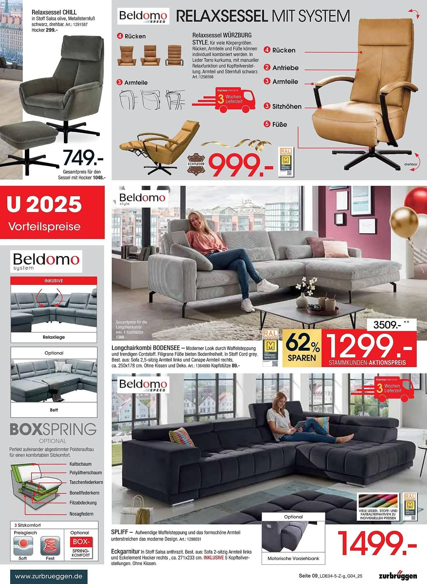 Zurbrüggen Prospekt von 12. April bis 26. April 2025 - Prospekt seite 9