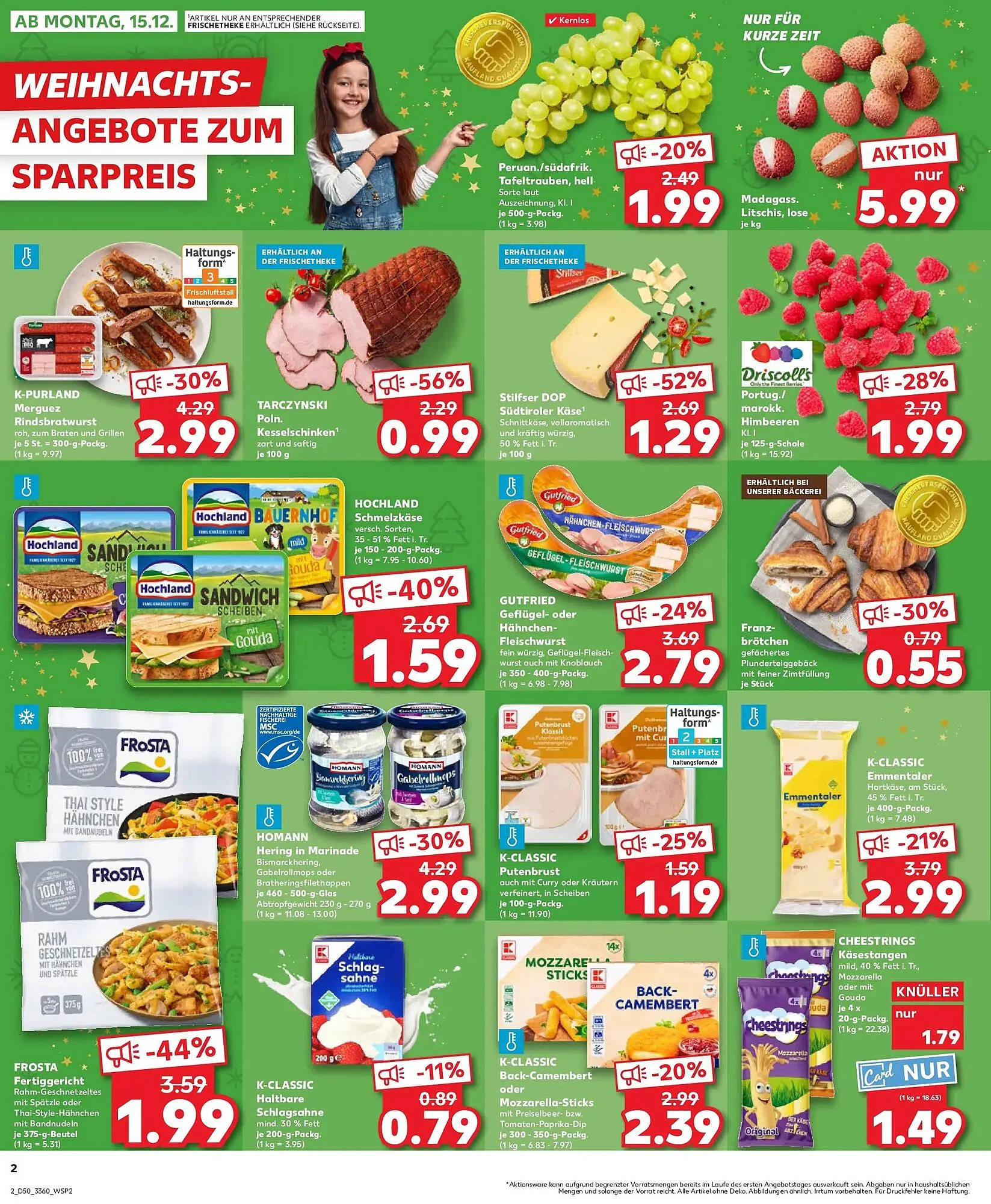 Kaufland Prospekt von 14. Dezember bis 17. Dezember 2025 - Prospekt seite 2
