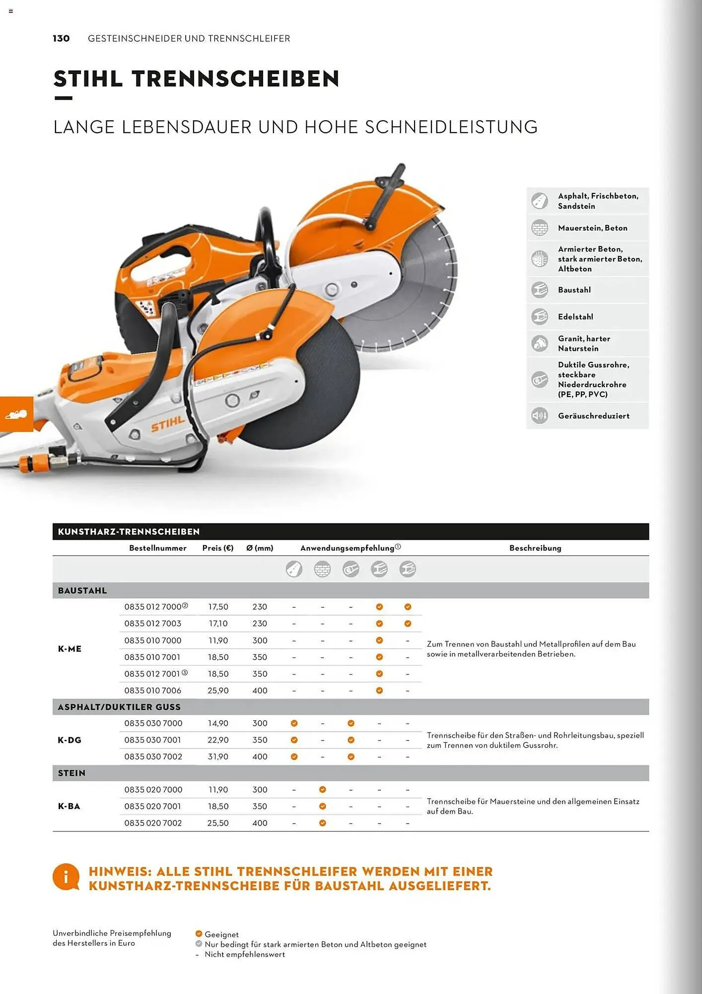 STIHL Prospekt von 1. Januar bis 31. Dezember 2026 - Prospekt seite 130
