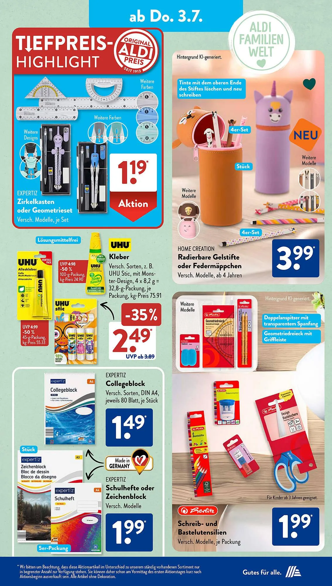 Aldi Süd Prospekt von 30. Juni bis 5. Juli 2025 - Prospekt seite 19