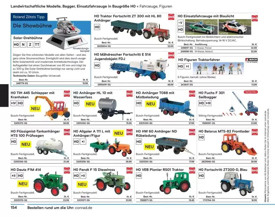 Modellbahn Katalog von 29. Oktober bis 31. Dezember 2025 - Prospekt seite 156