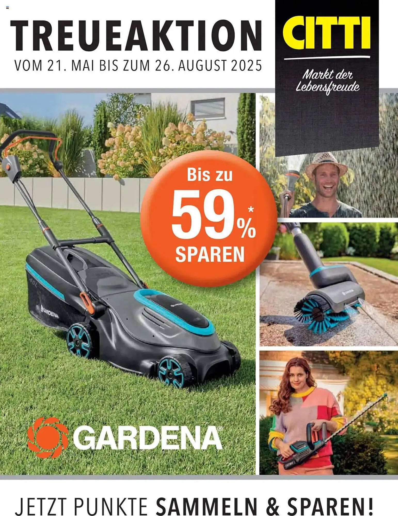 CITTI Markt Prospekt von 21. Mai bis 26. August 2025 - Prospekt seite 1