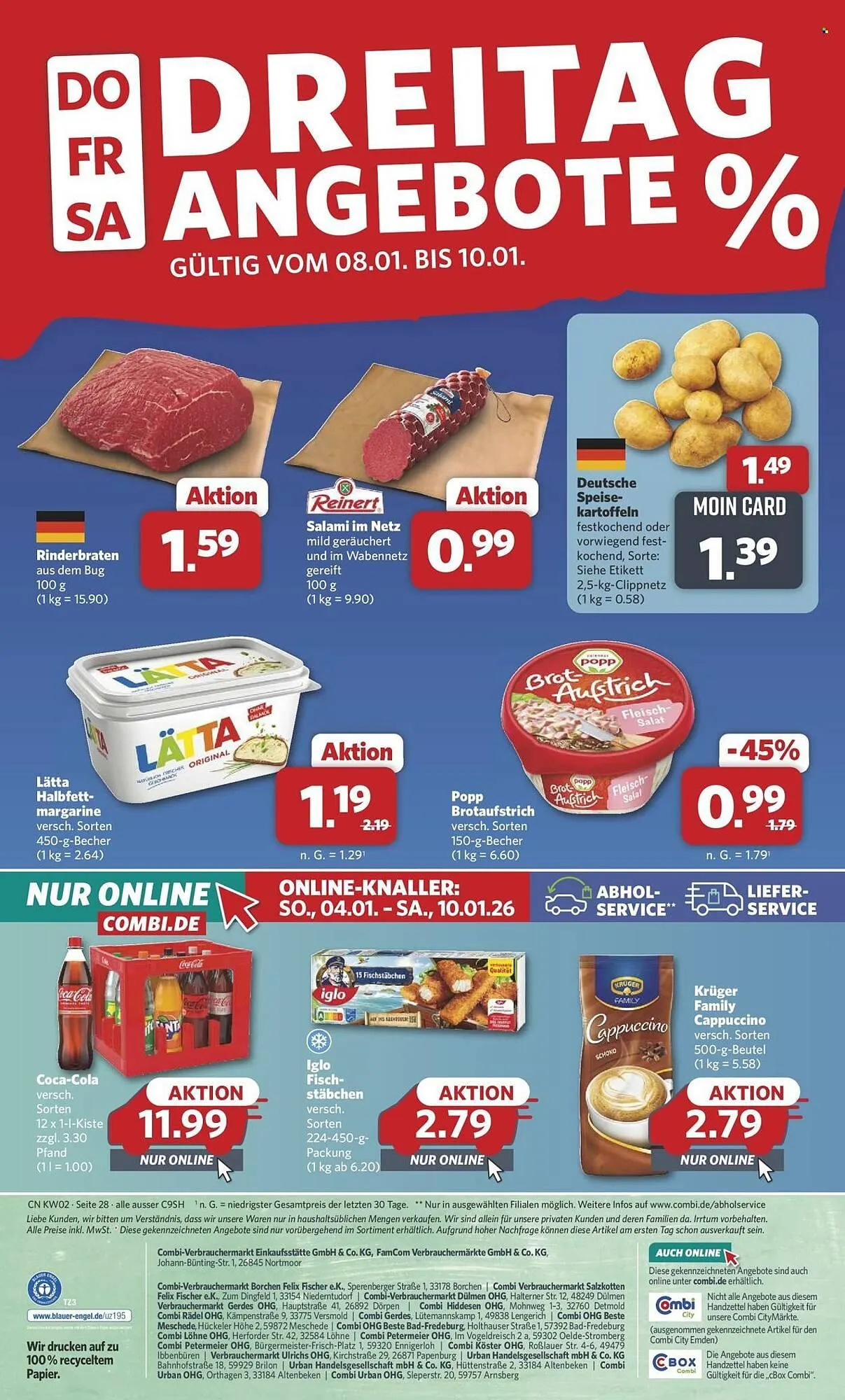 Combi Prospekt von 5. Januar bis 10. Januar 2026 - Prospekt seite 29