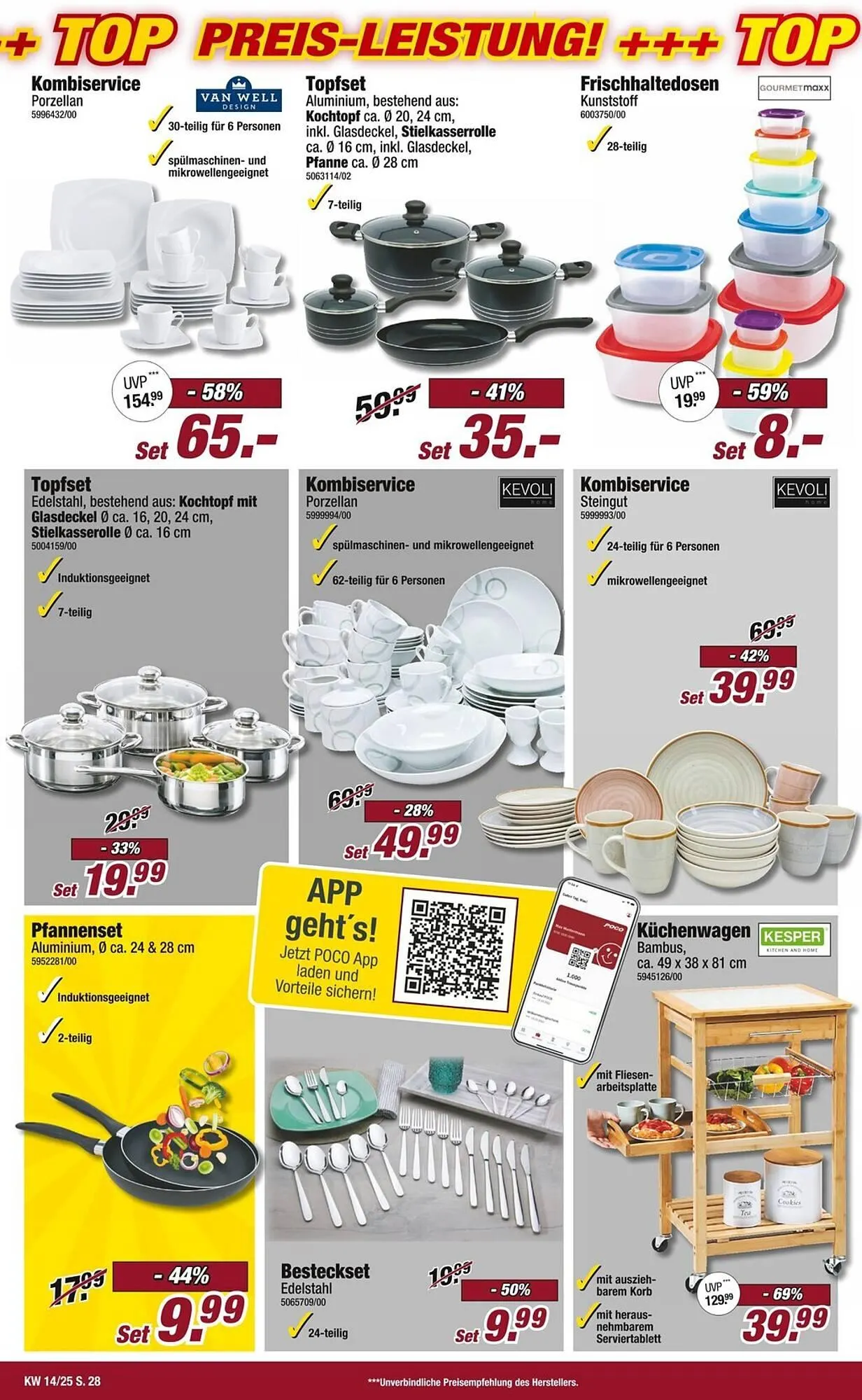 Poco Prospekt von 29. März bis 4. April 2025 - Prospekt seite 28