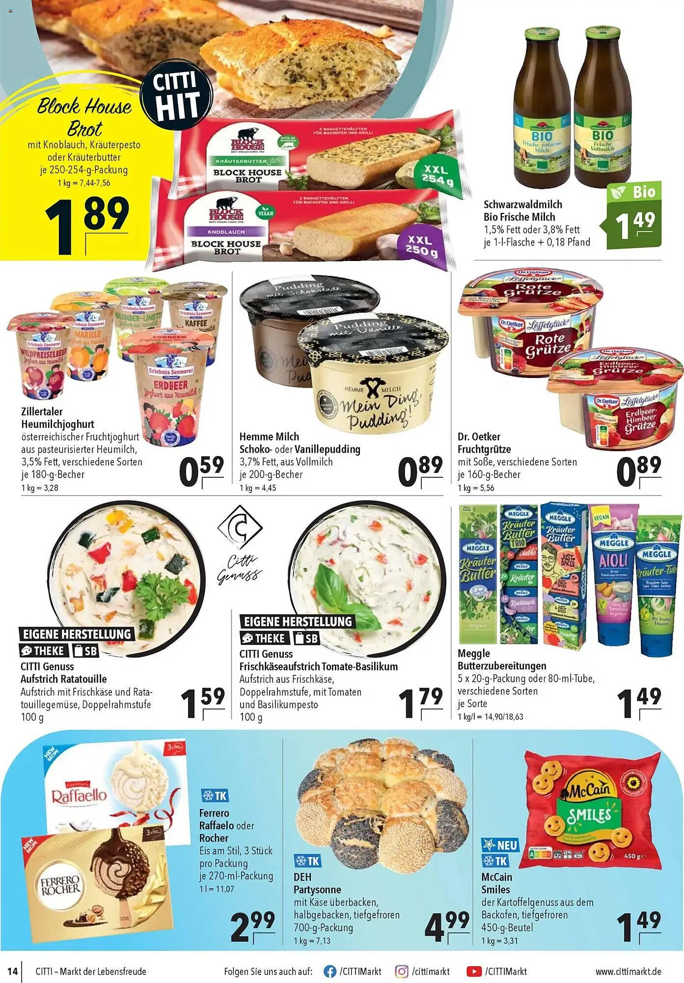 CITTI Markt Prospekt von 29. April bis 12. Mai 2026 - Prospekt seite 14